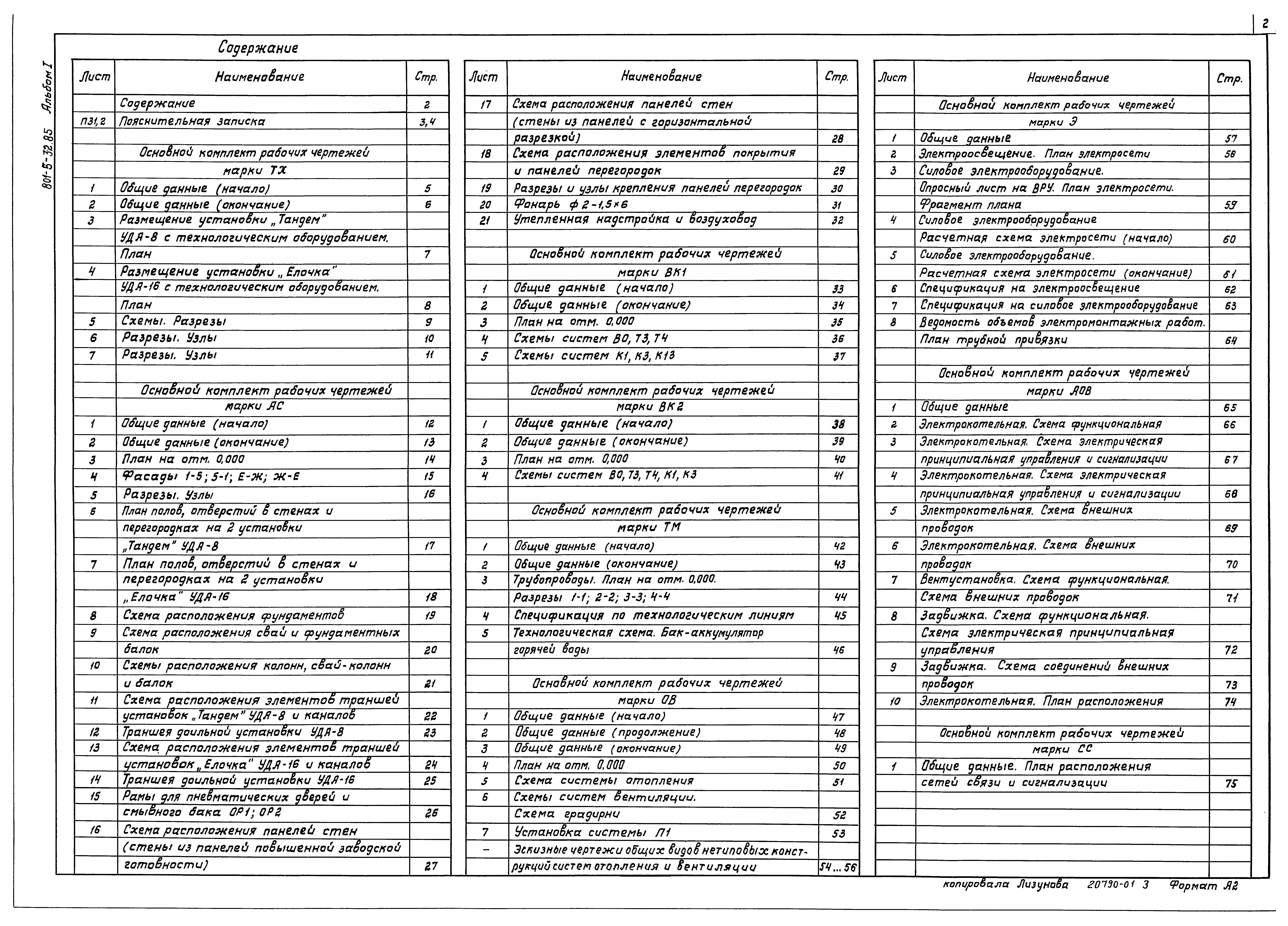 Типовой проект 801-5-32.85