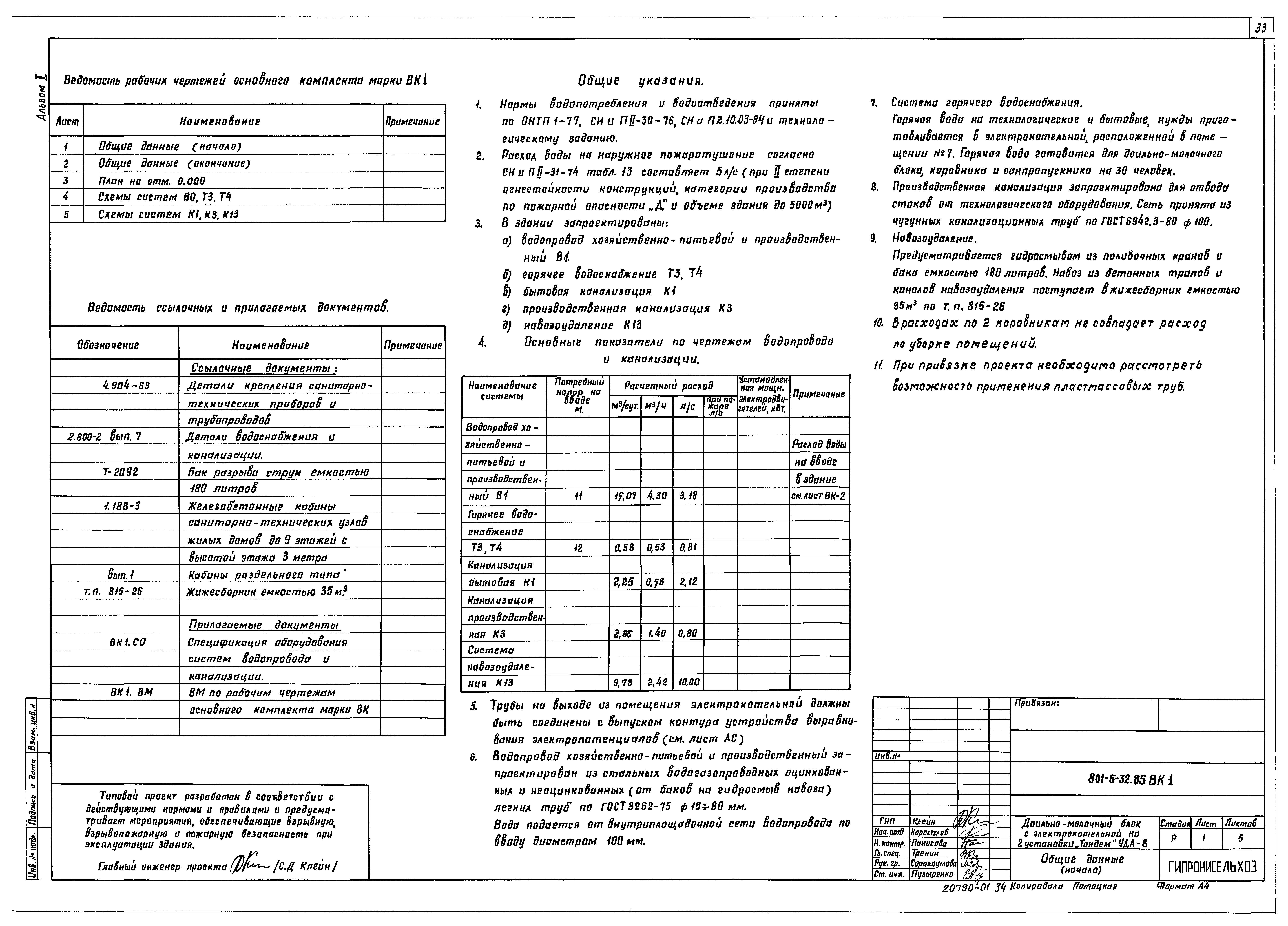 Типовой проект 801-5-32.85