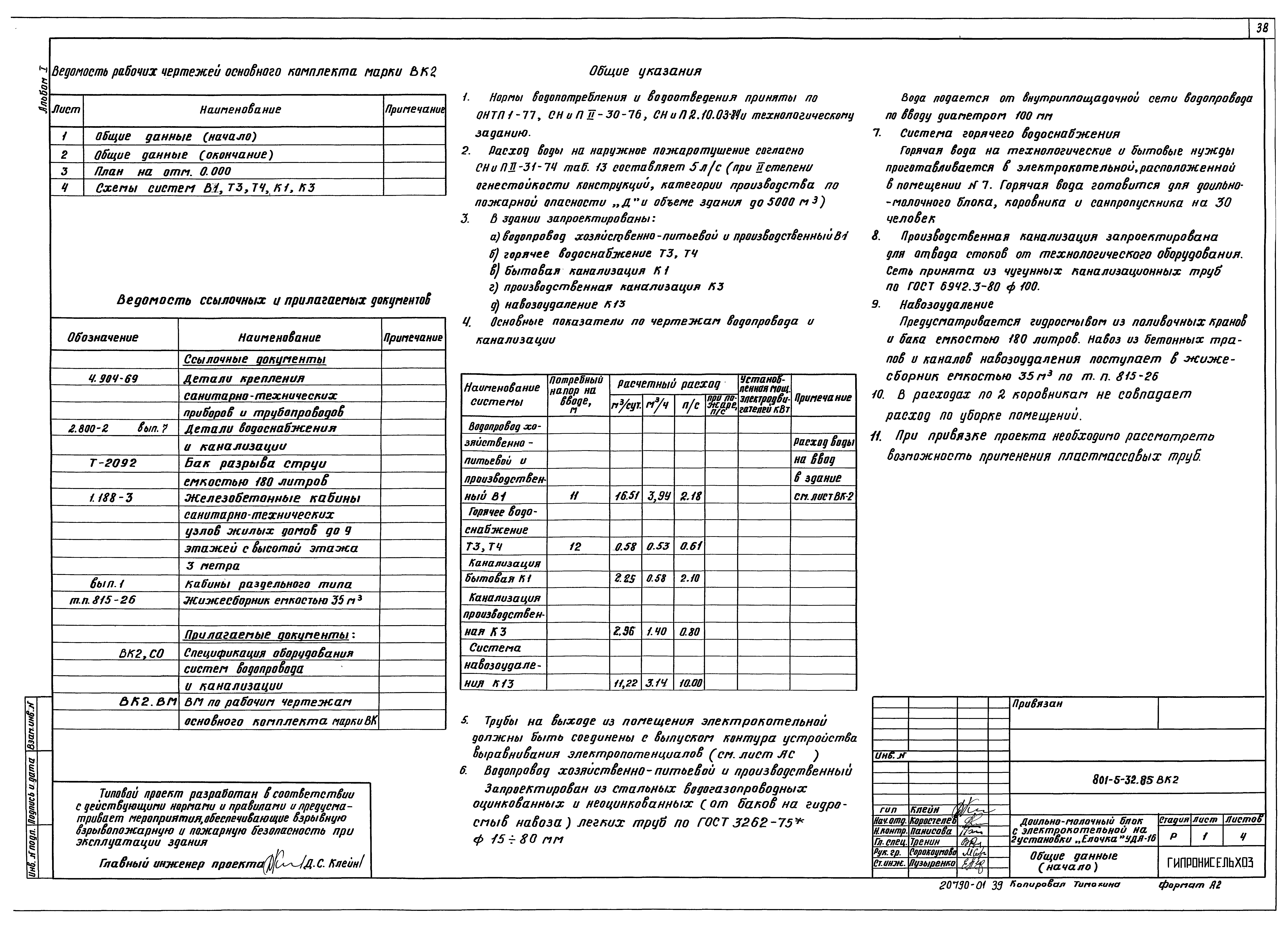 Типовой проект 801-5-32.85