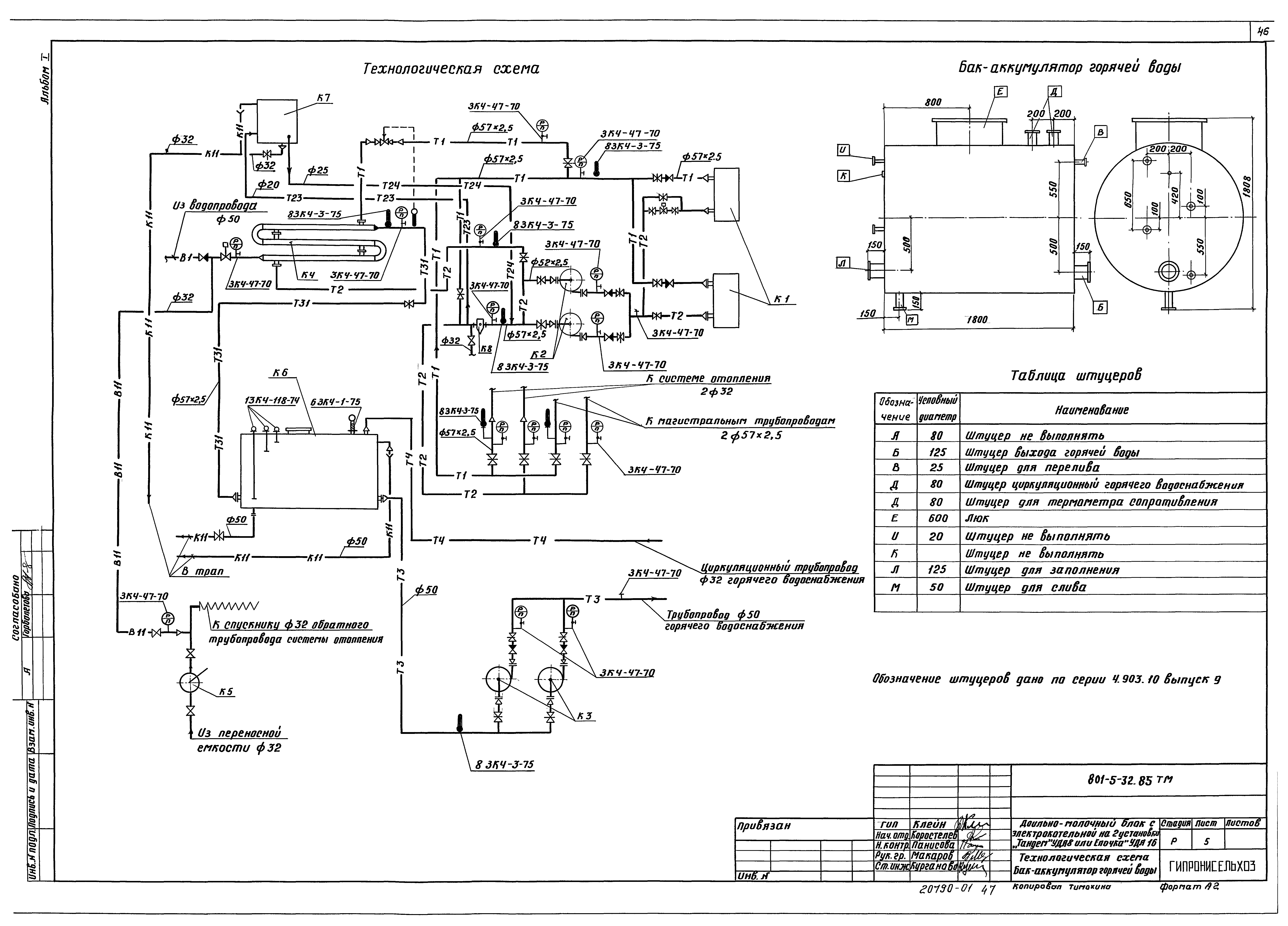 Типовой проект 801-5-32.85