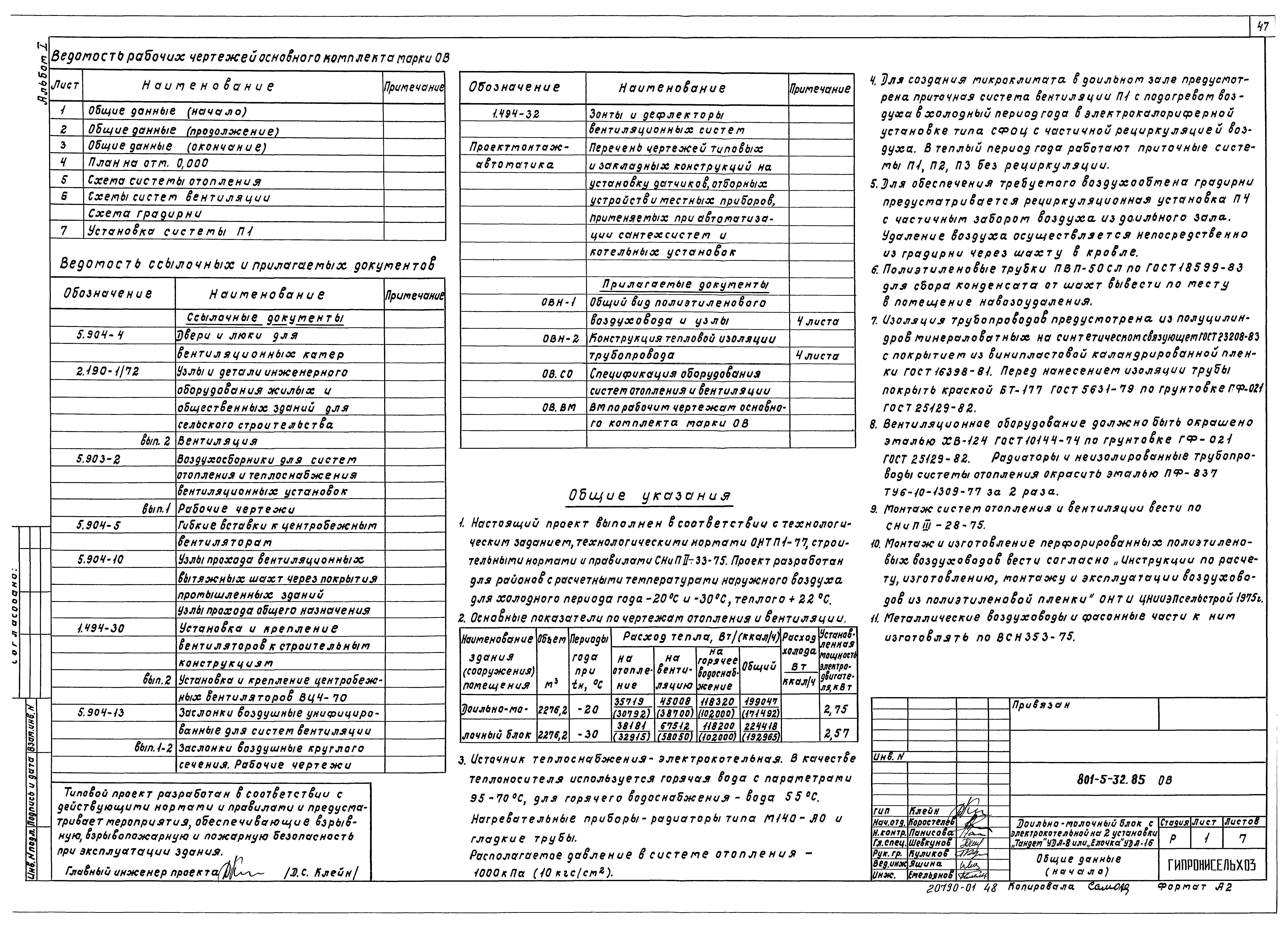 Типовой проект 801-5-32.85