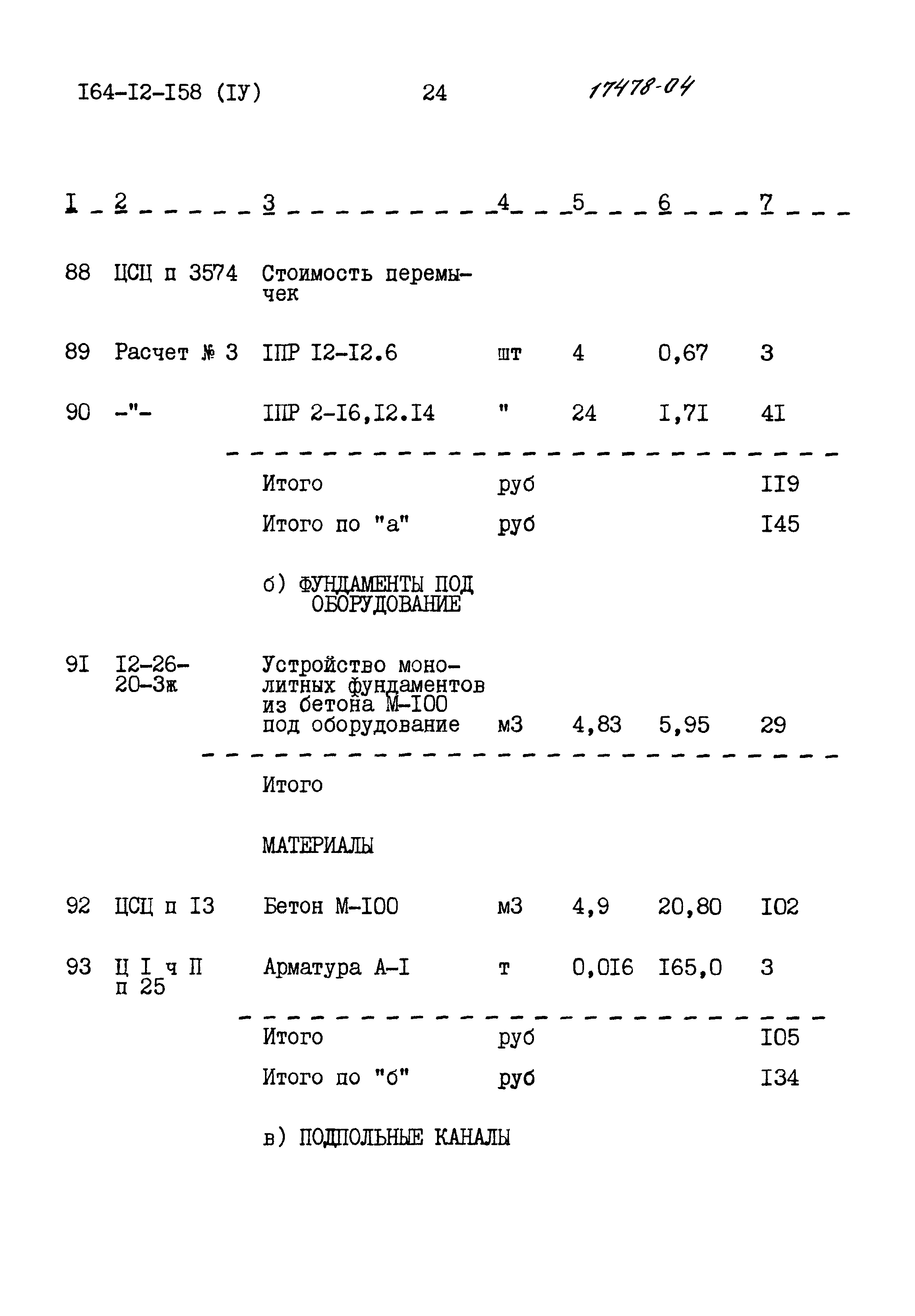 Типовой проект 164-12-158