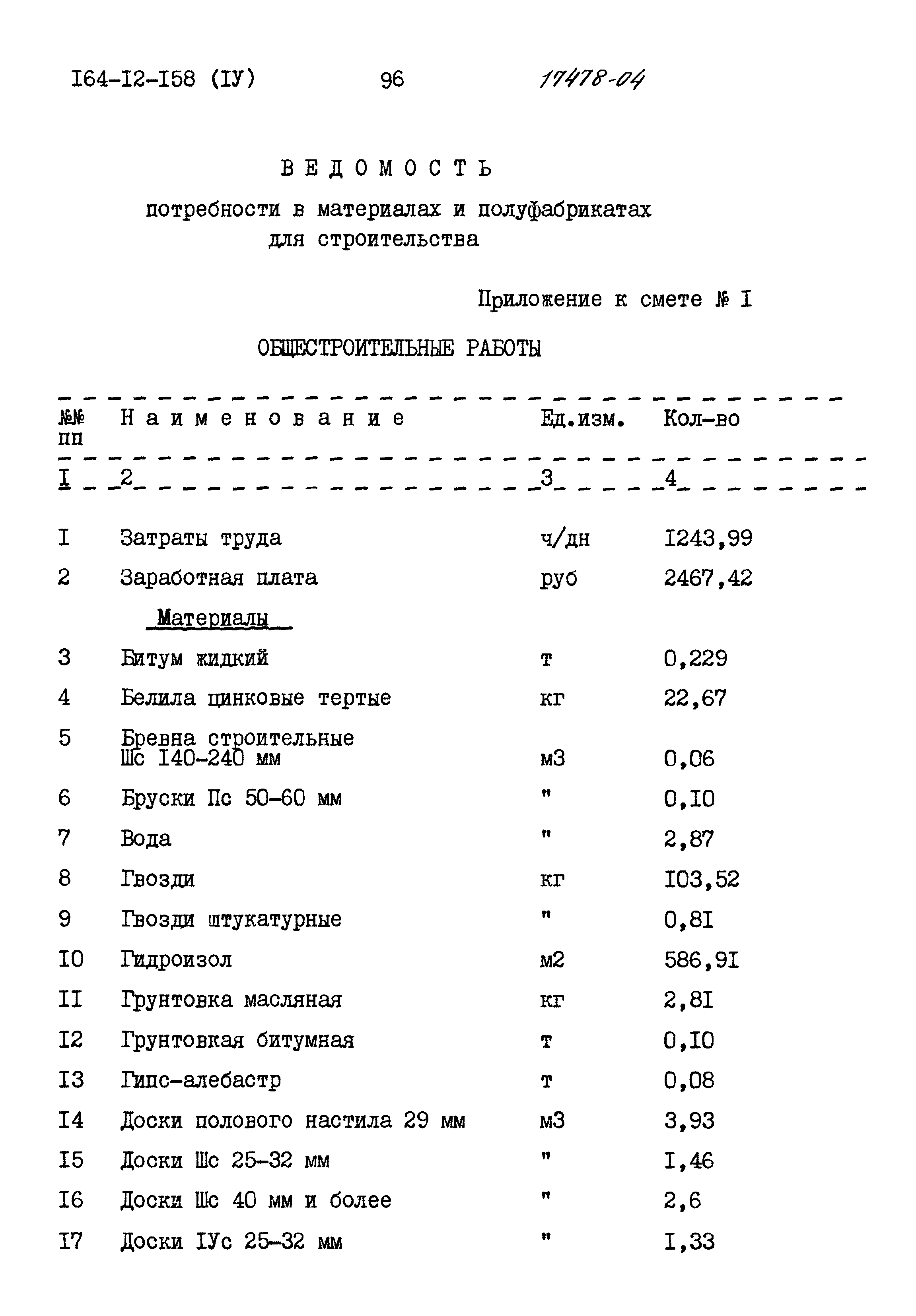 Типовой проект 164-12-158