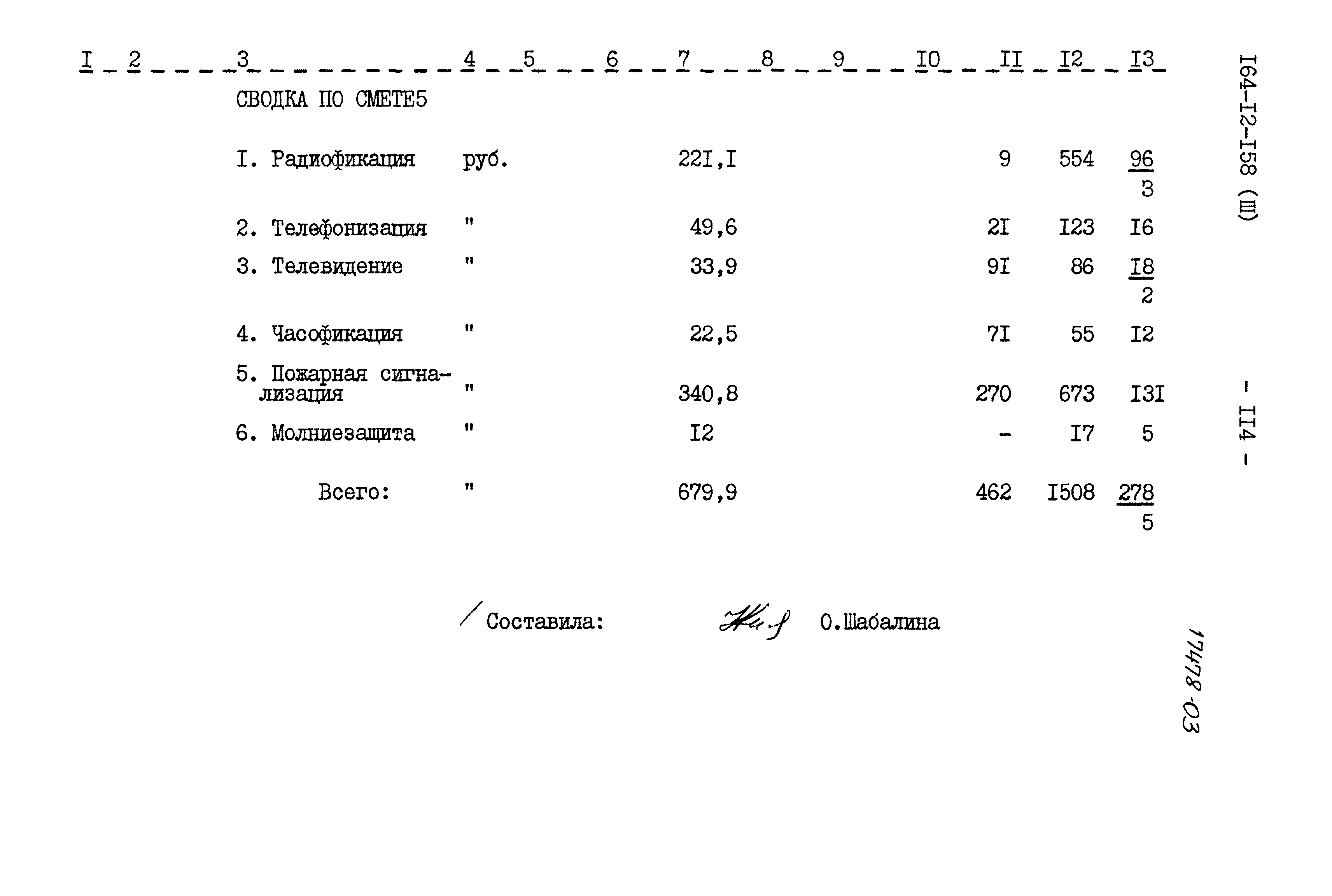 Типовой проект 164-12-158