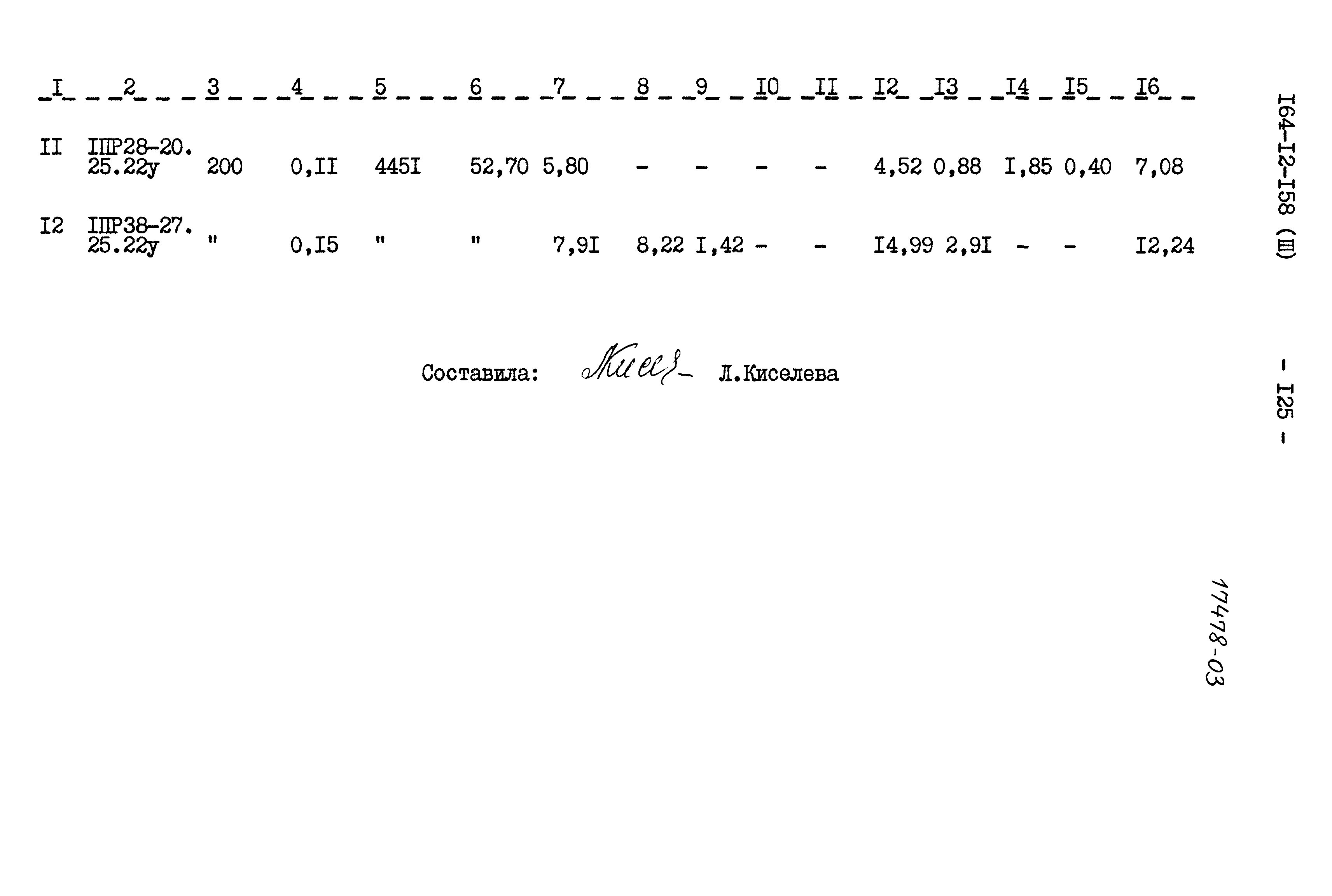 Типовой проект 164-12-158