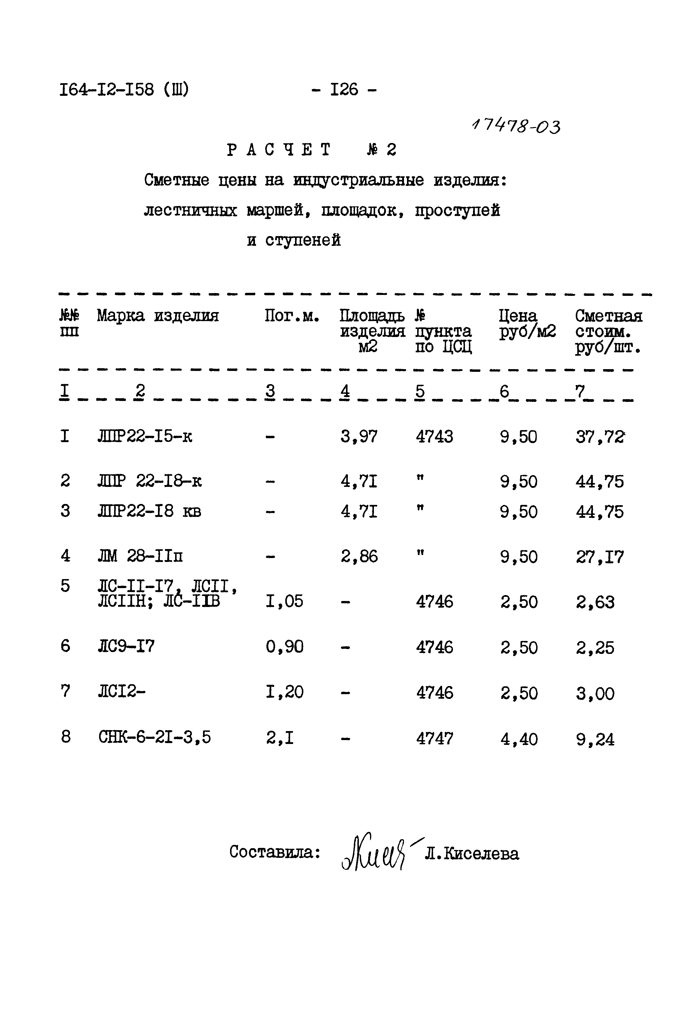 Типовой проект 164-12-158