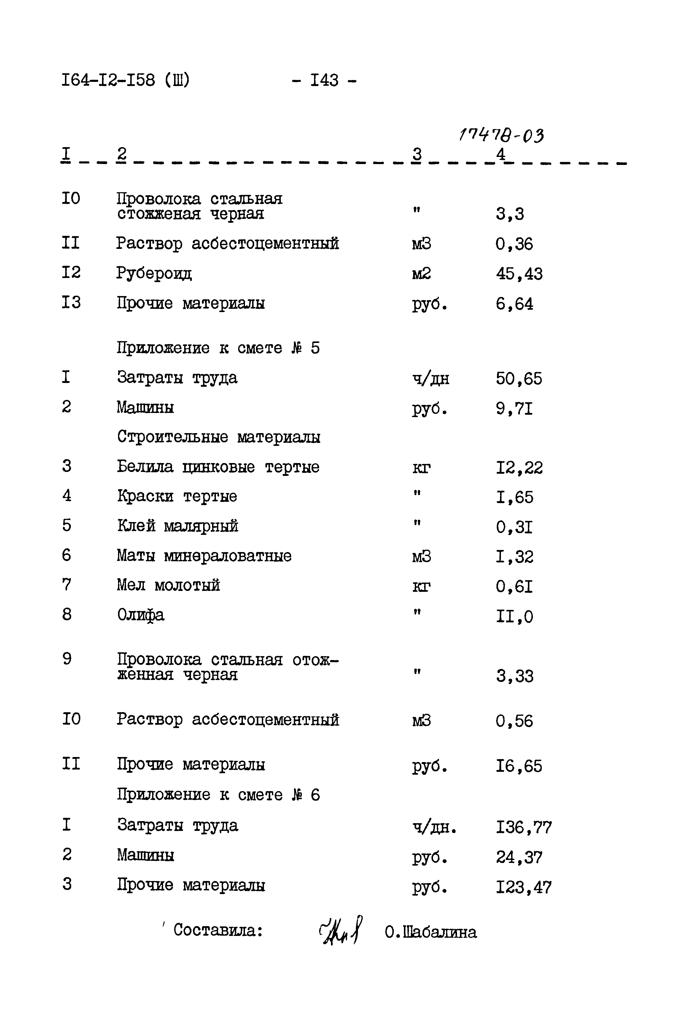 Типовой проект 164-12-158
