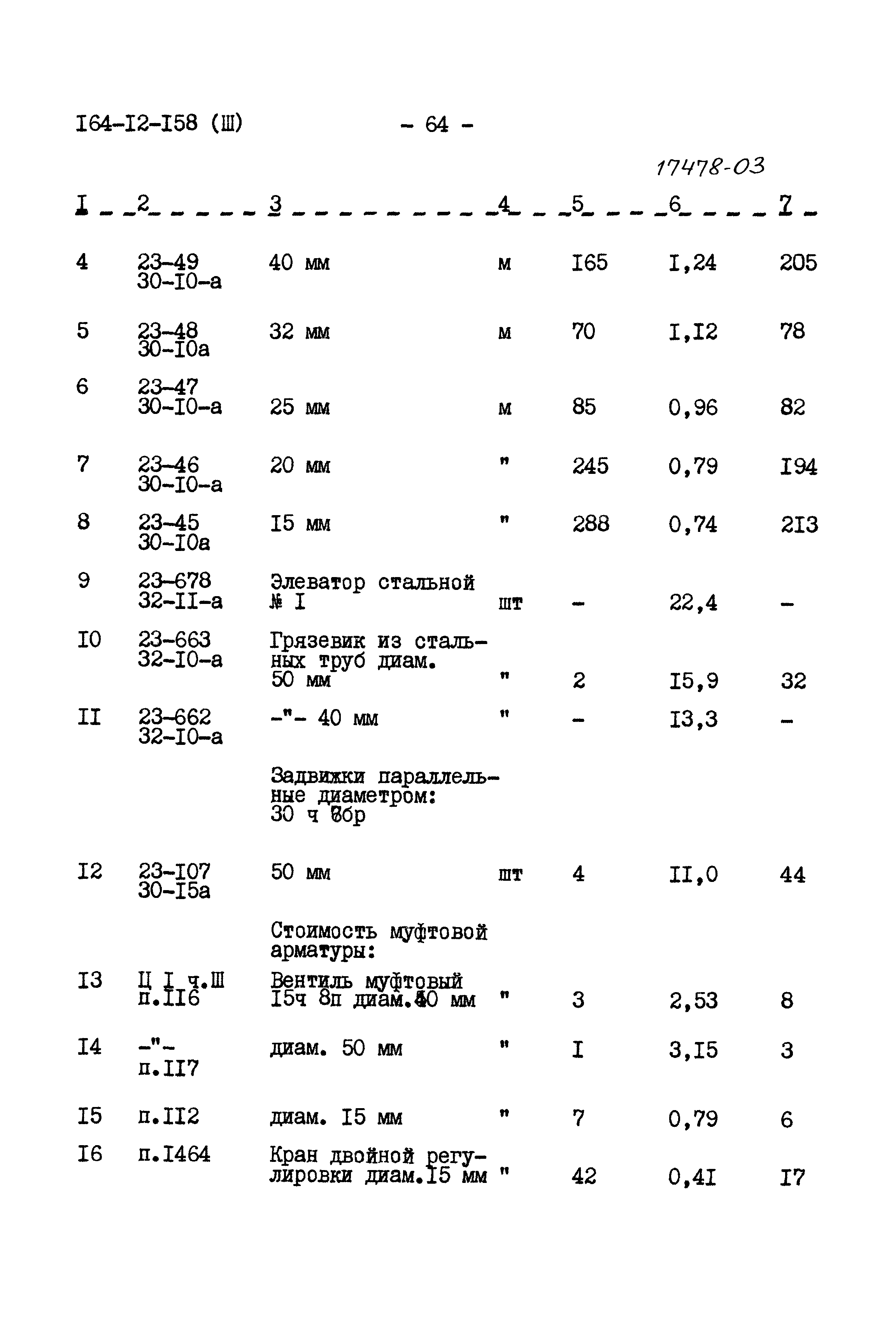 Типовой проект 164-12-158