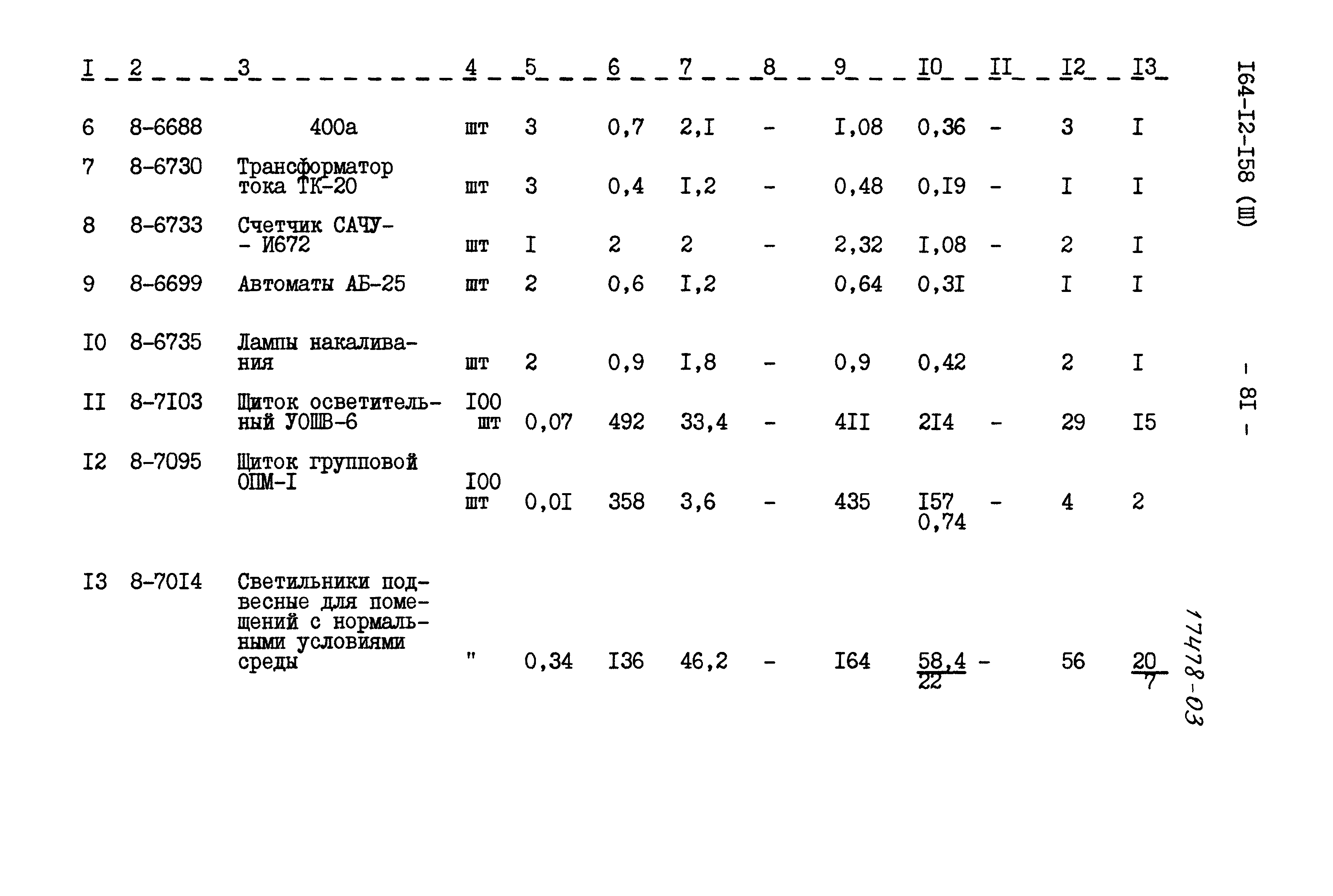 Типовой проект 164-12-158
