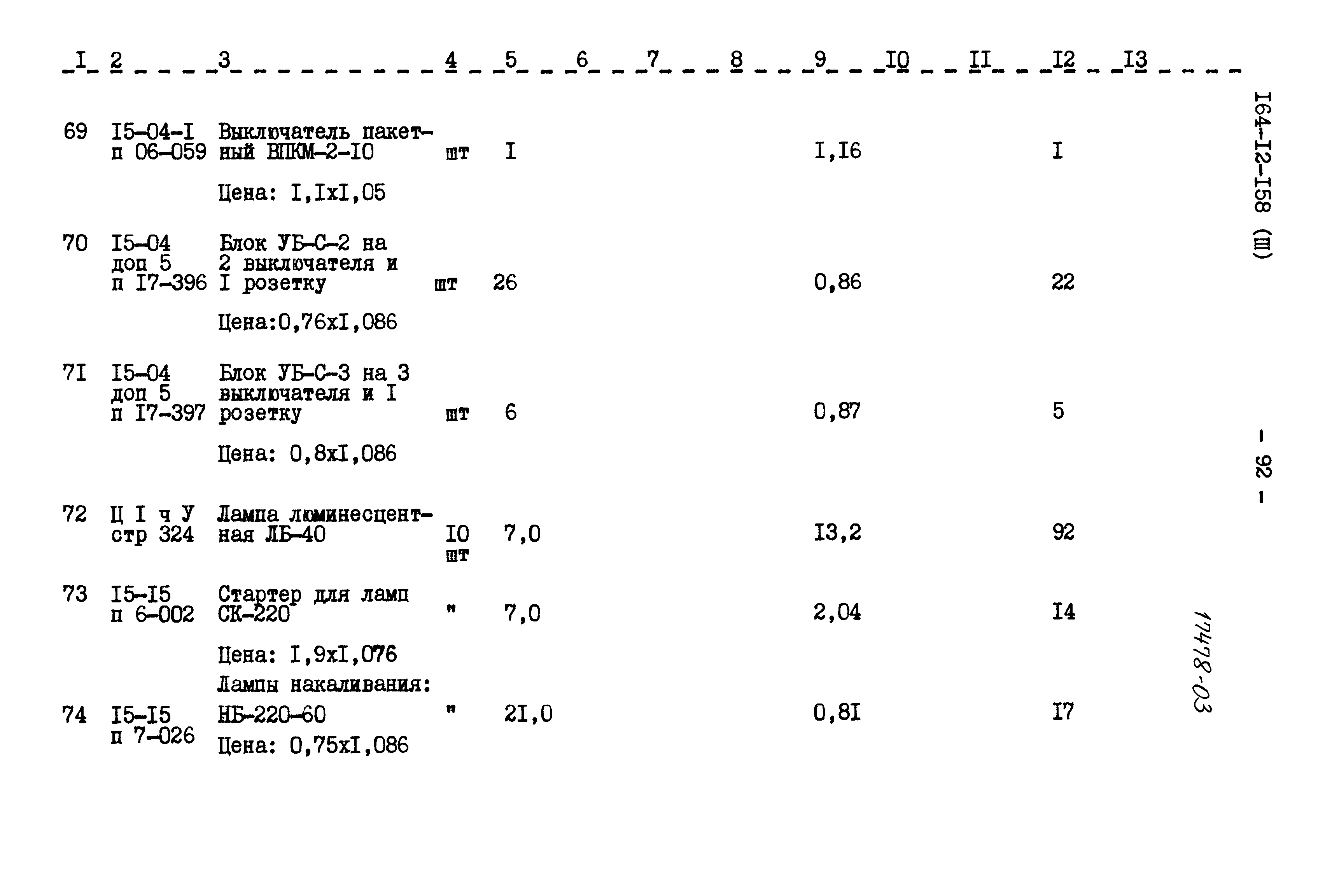 Типовой проект 164-12-158