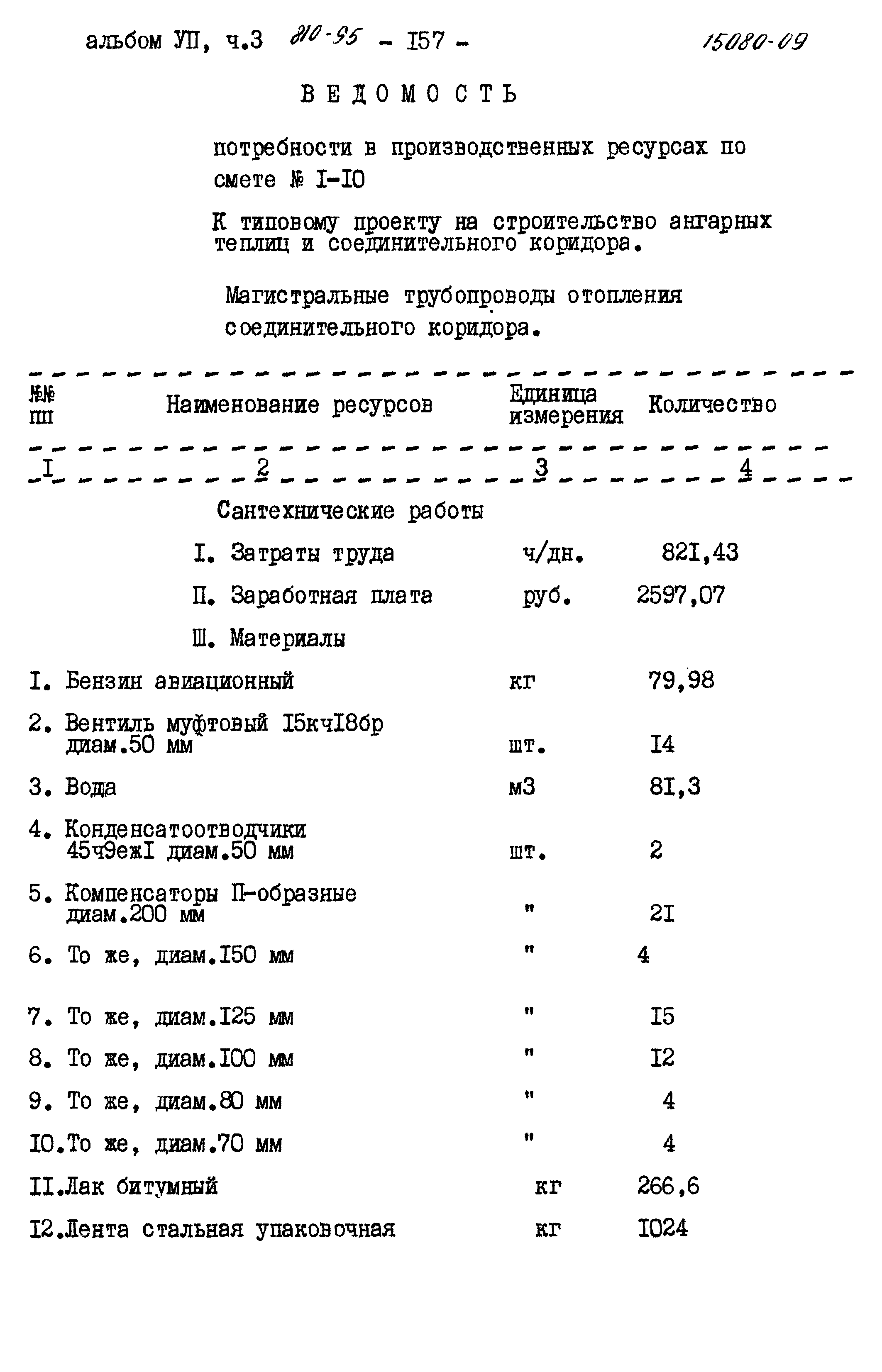 Типовой проект 810-95