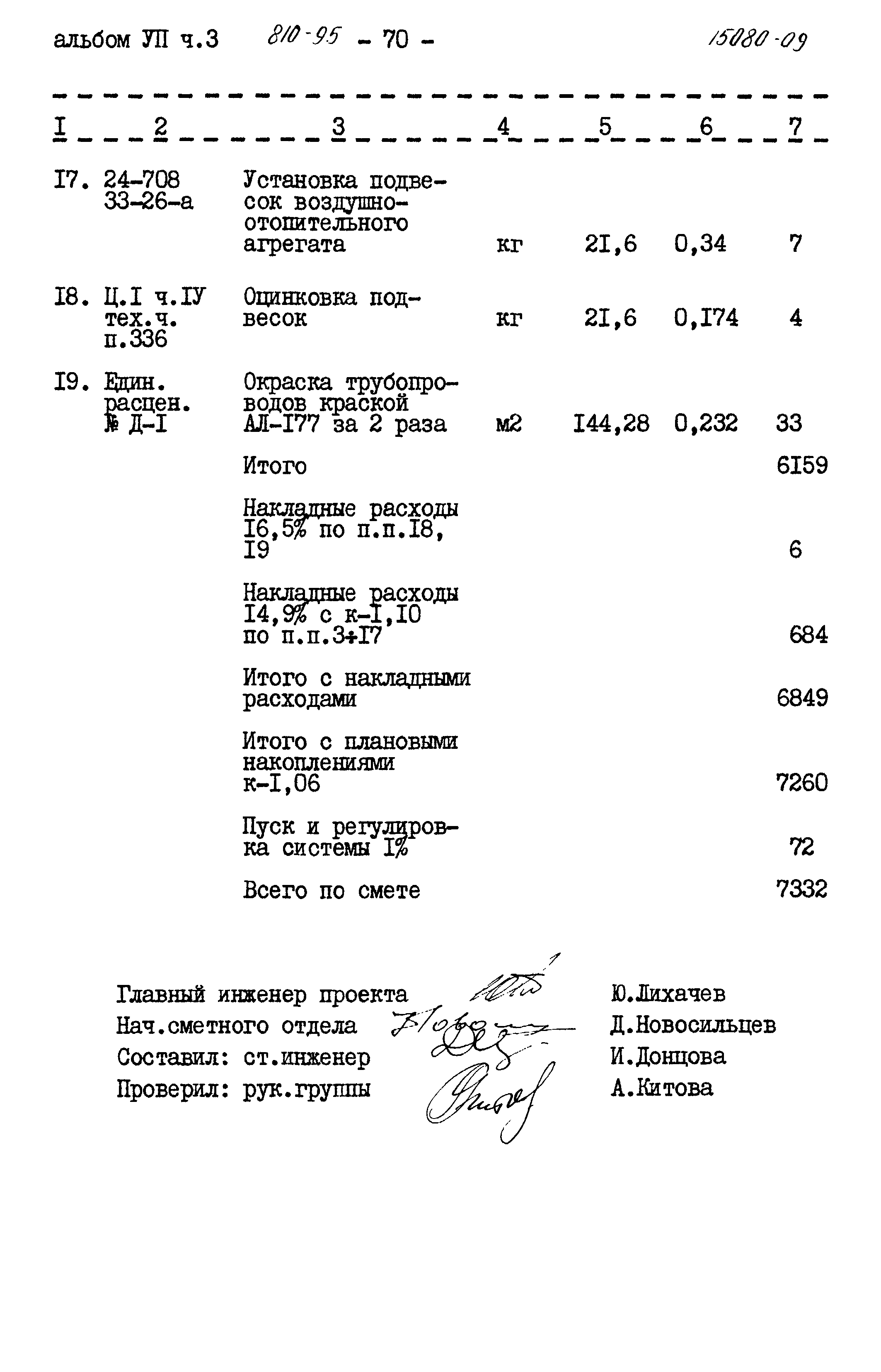 Типовой проект 810-95