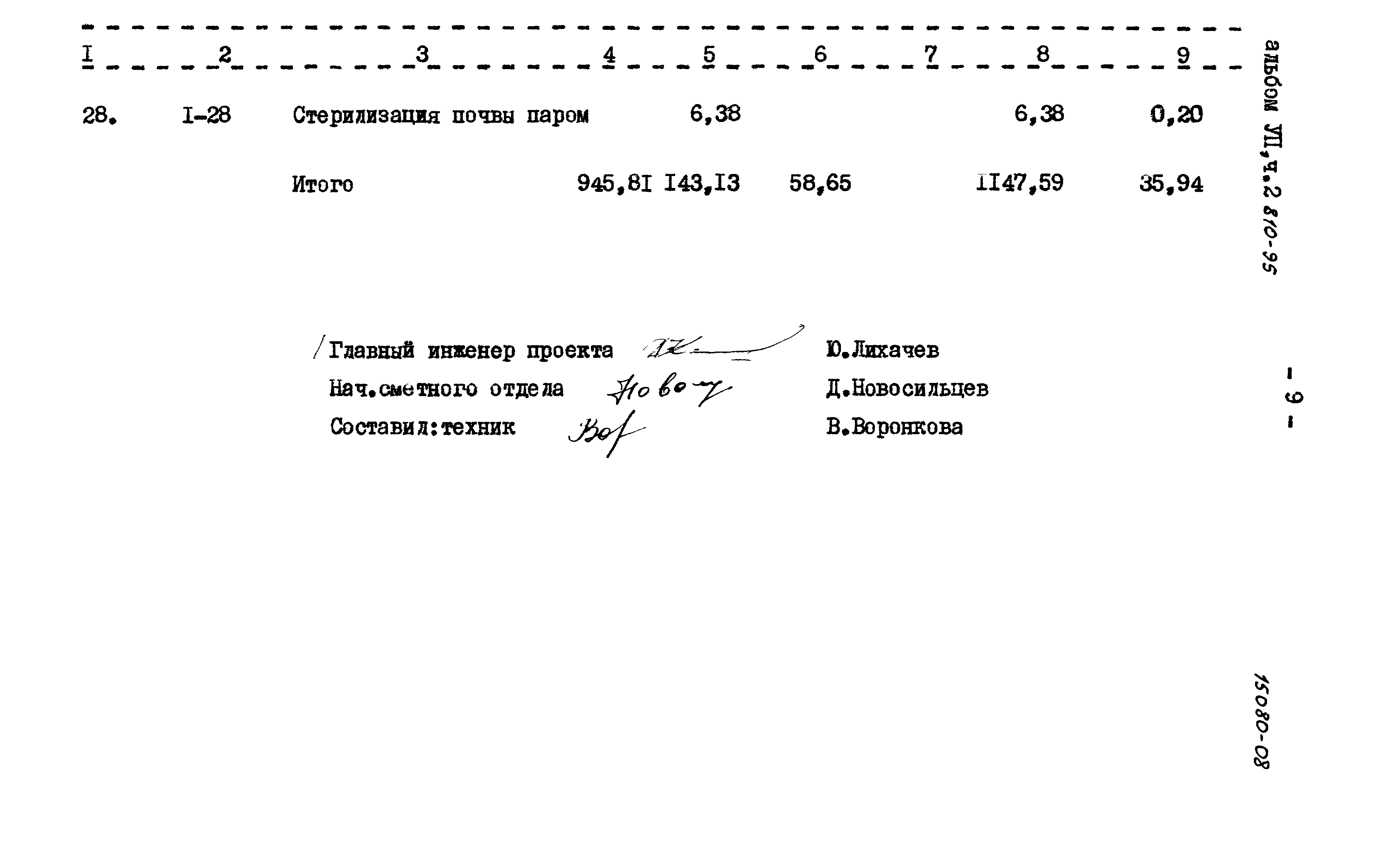 Типовой проект 810-95