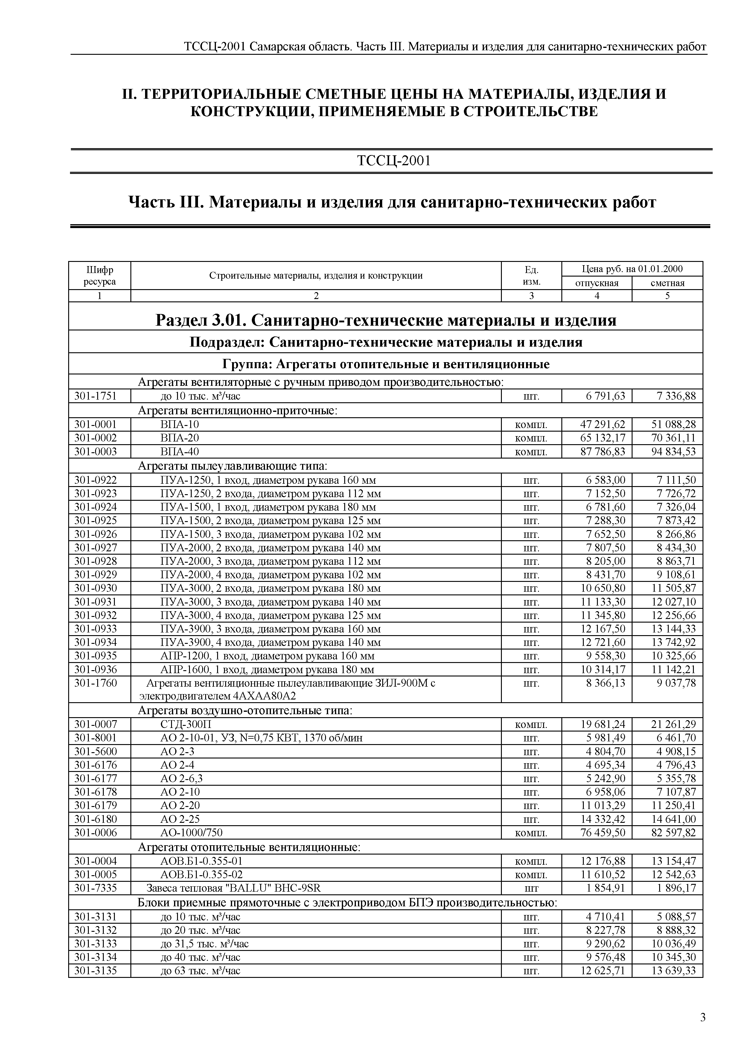 ТССЦ Самарская область 81-01-2001