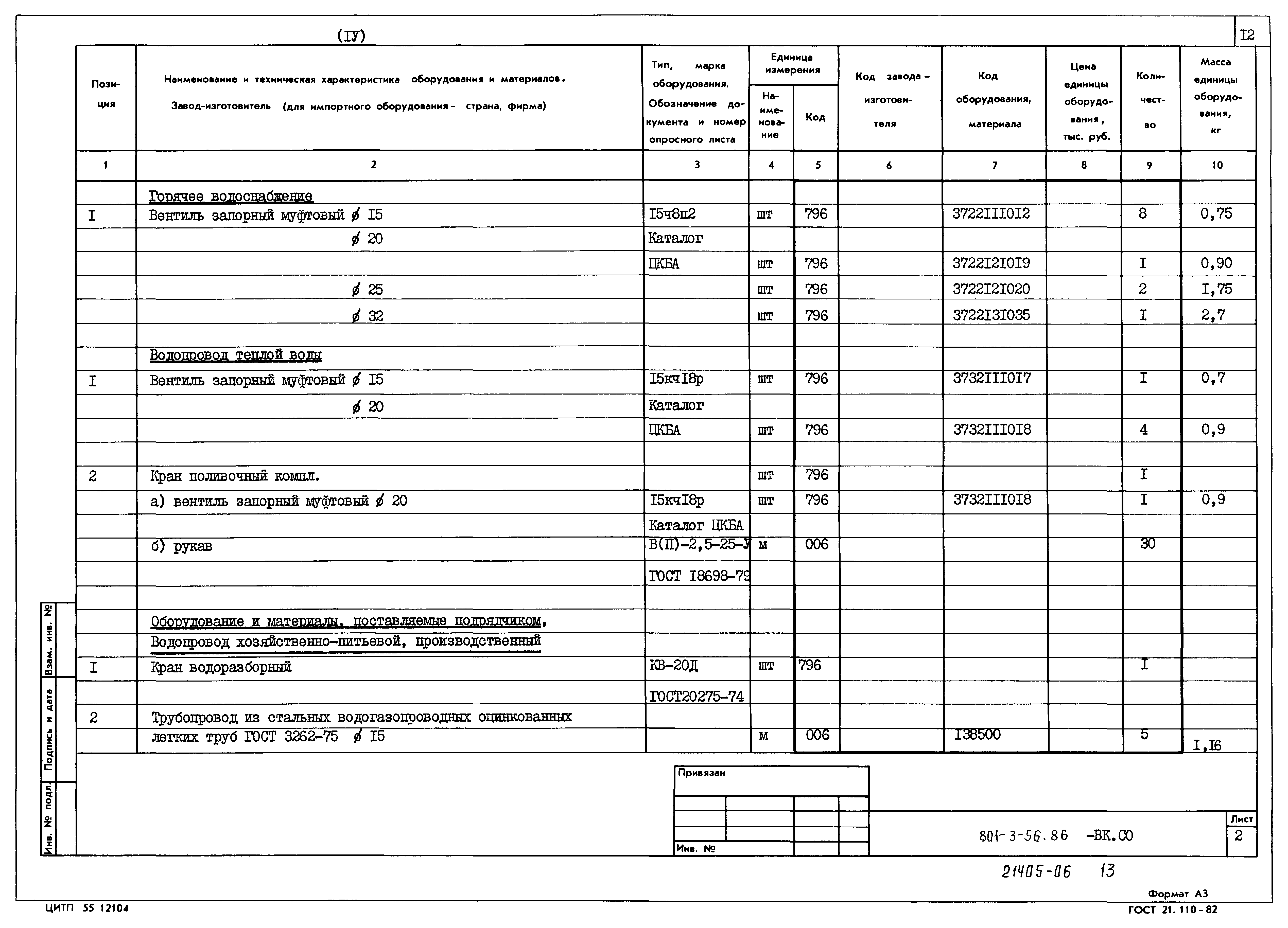 Типовой проект 801-3-56.86