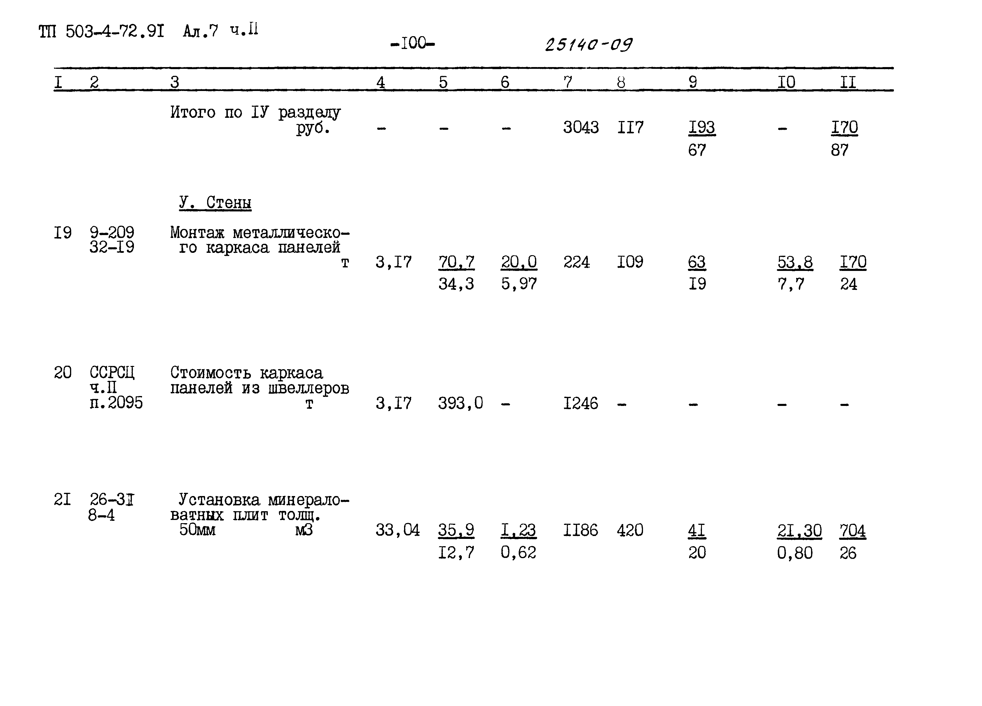 Типовой проект 503-4-72.91
