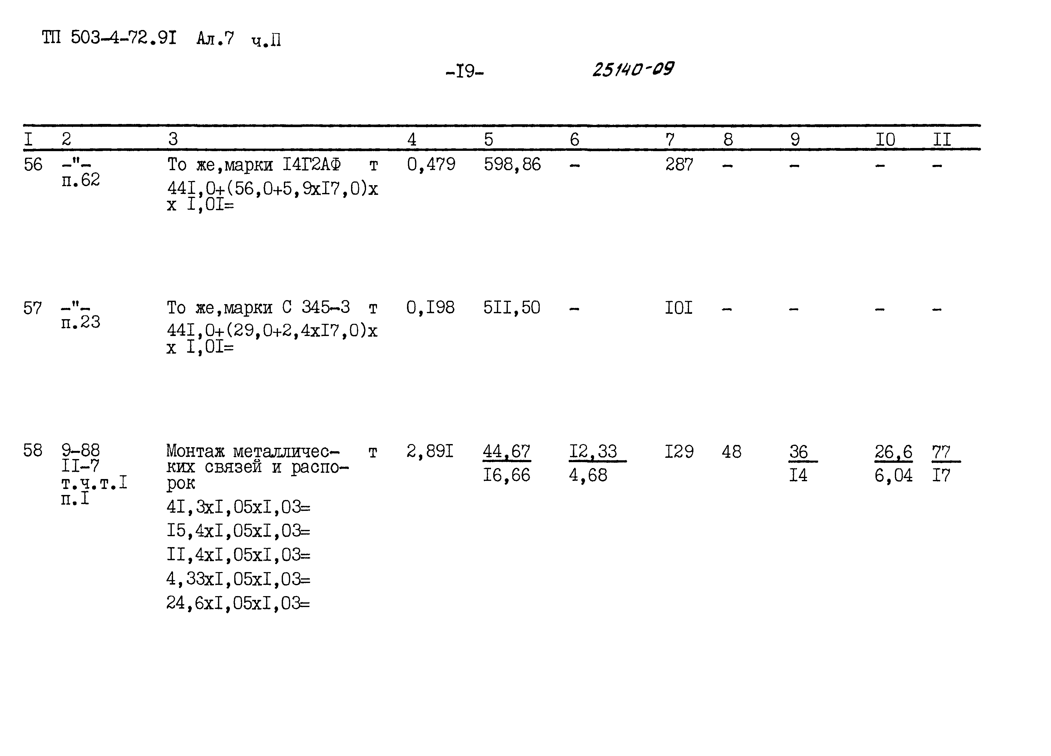 Типовой проект 503-4-72.91