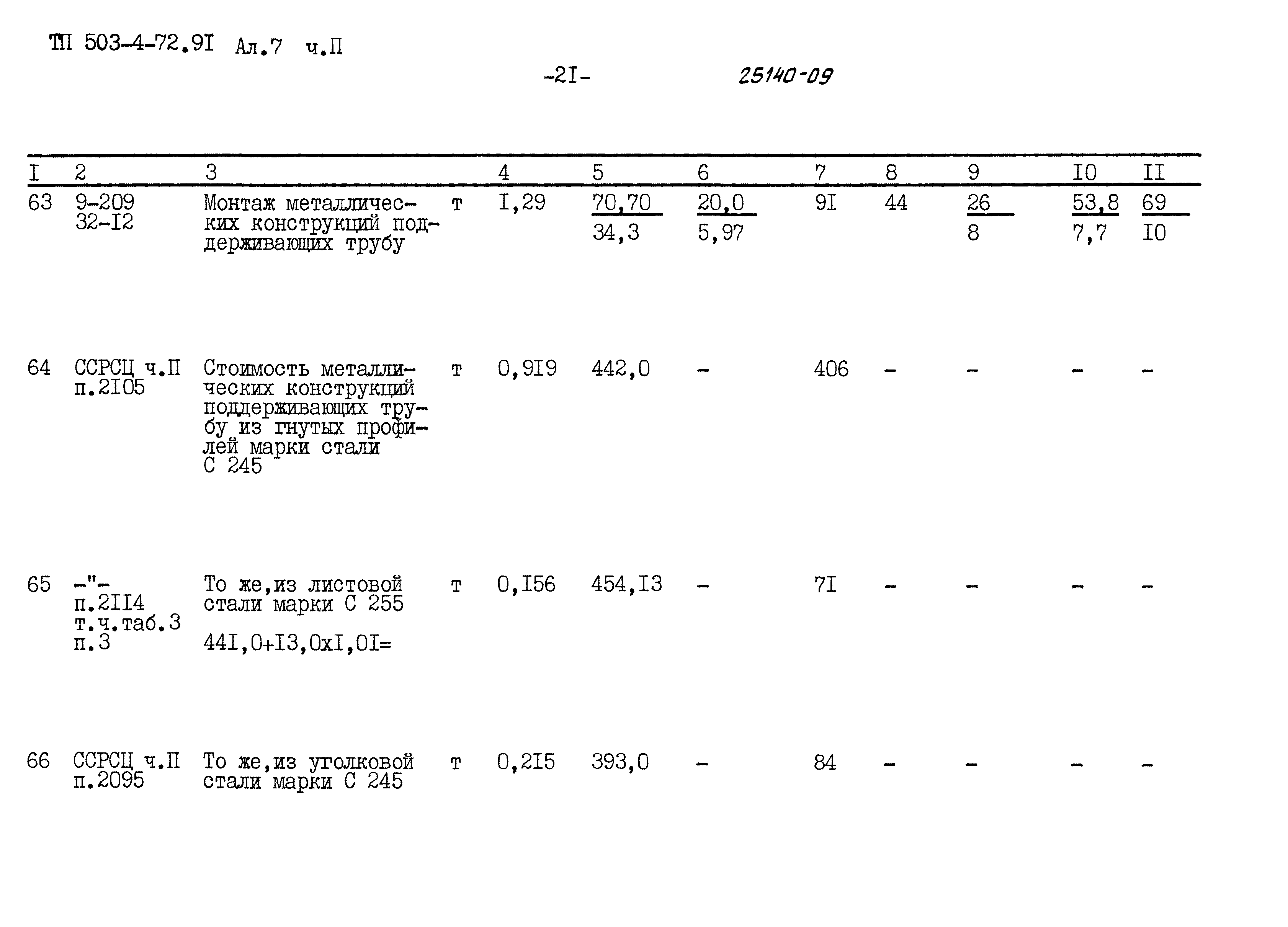 Типовой проект 503-4-72.91