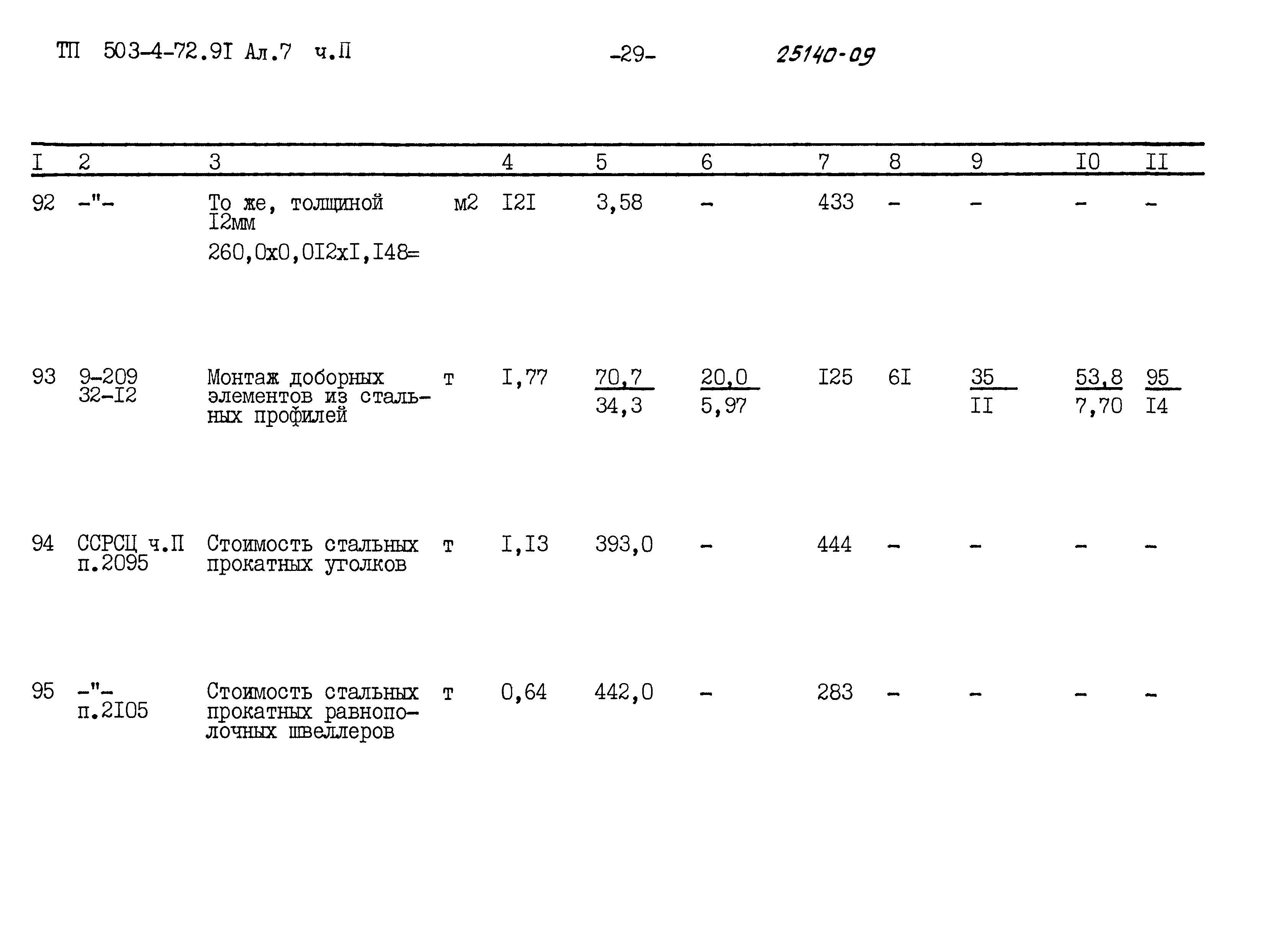 Типовой проект 503-4-72.91