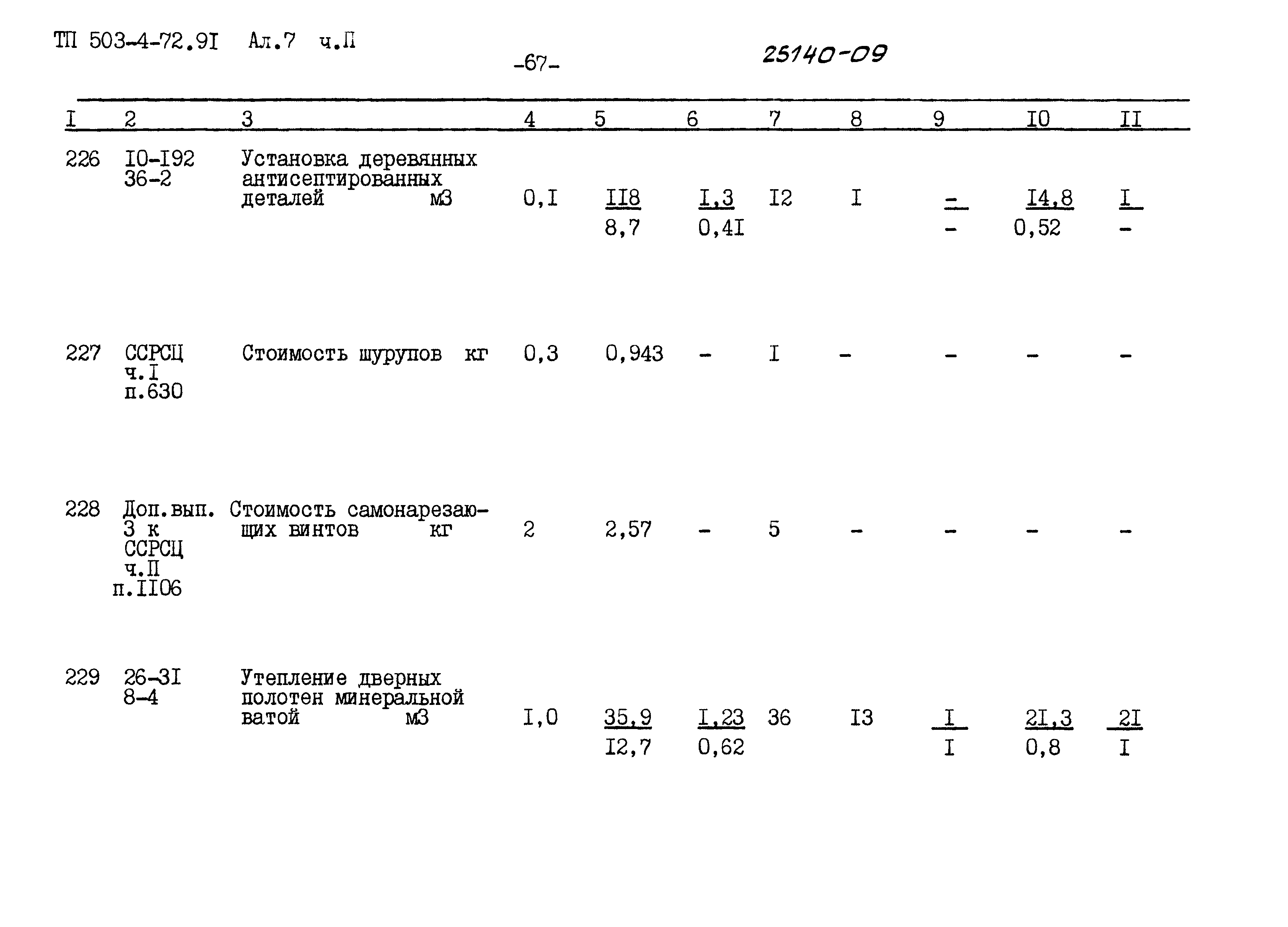 Типовой проект 503-4-72.91