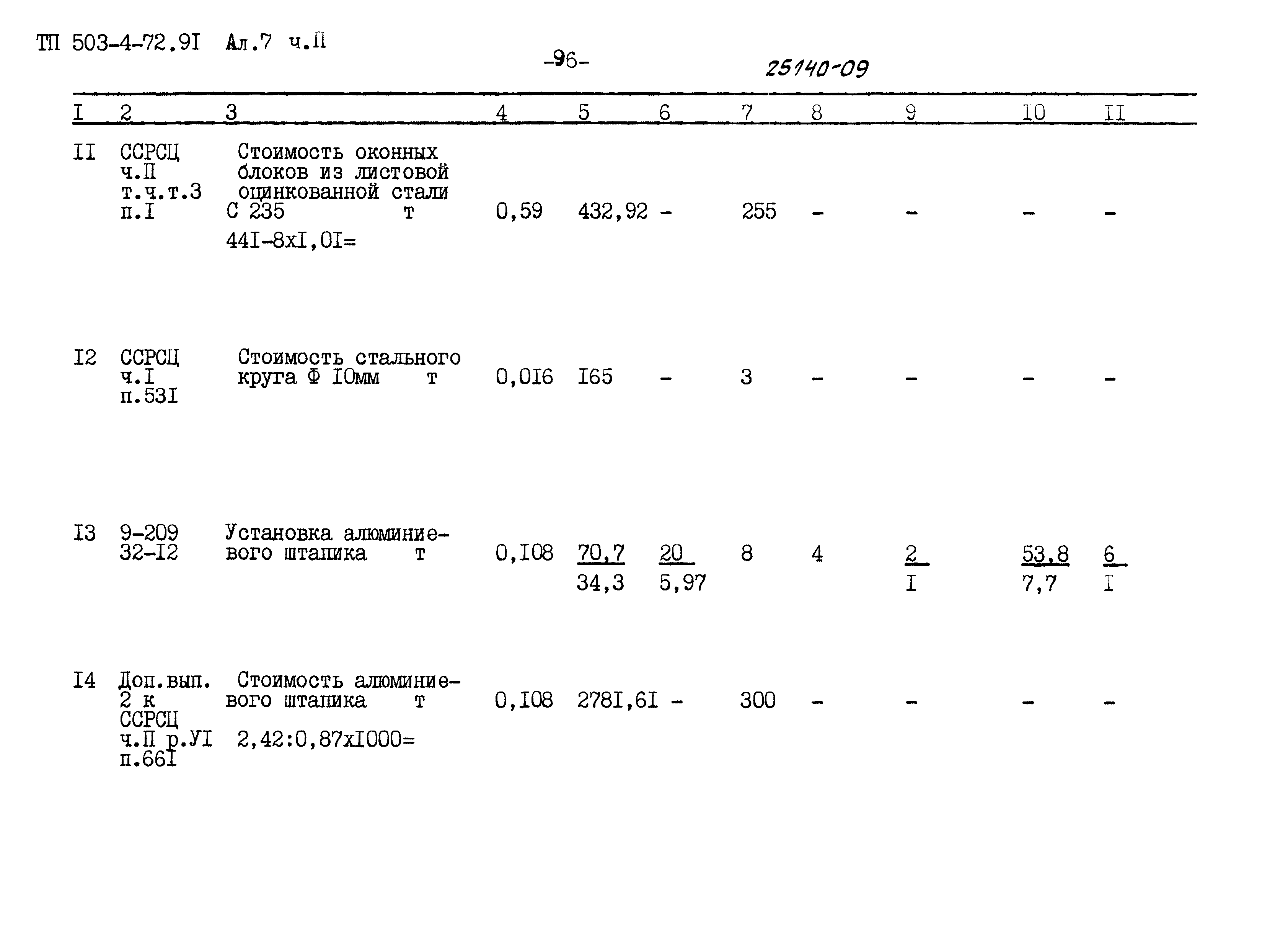 Типовой проект 503-4-72.91