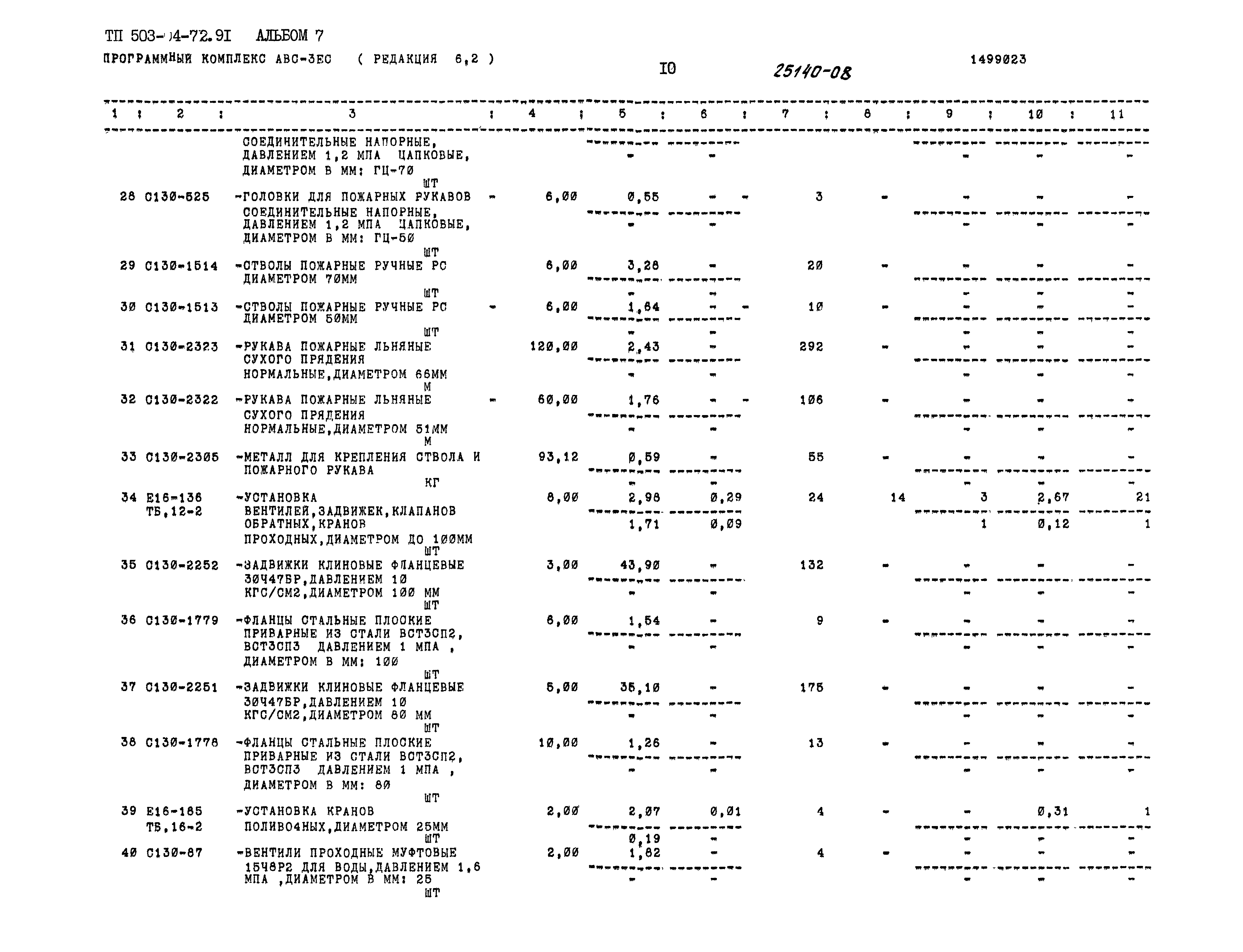Типовой проект 503-4-72.91