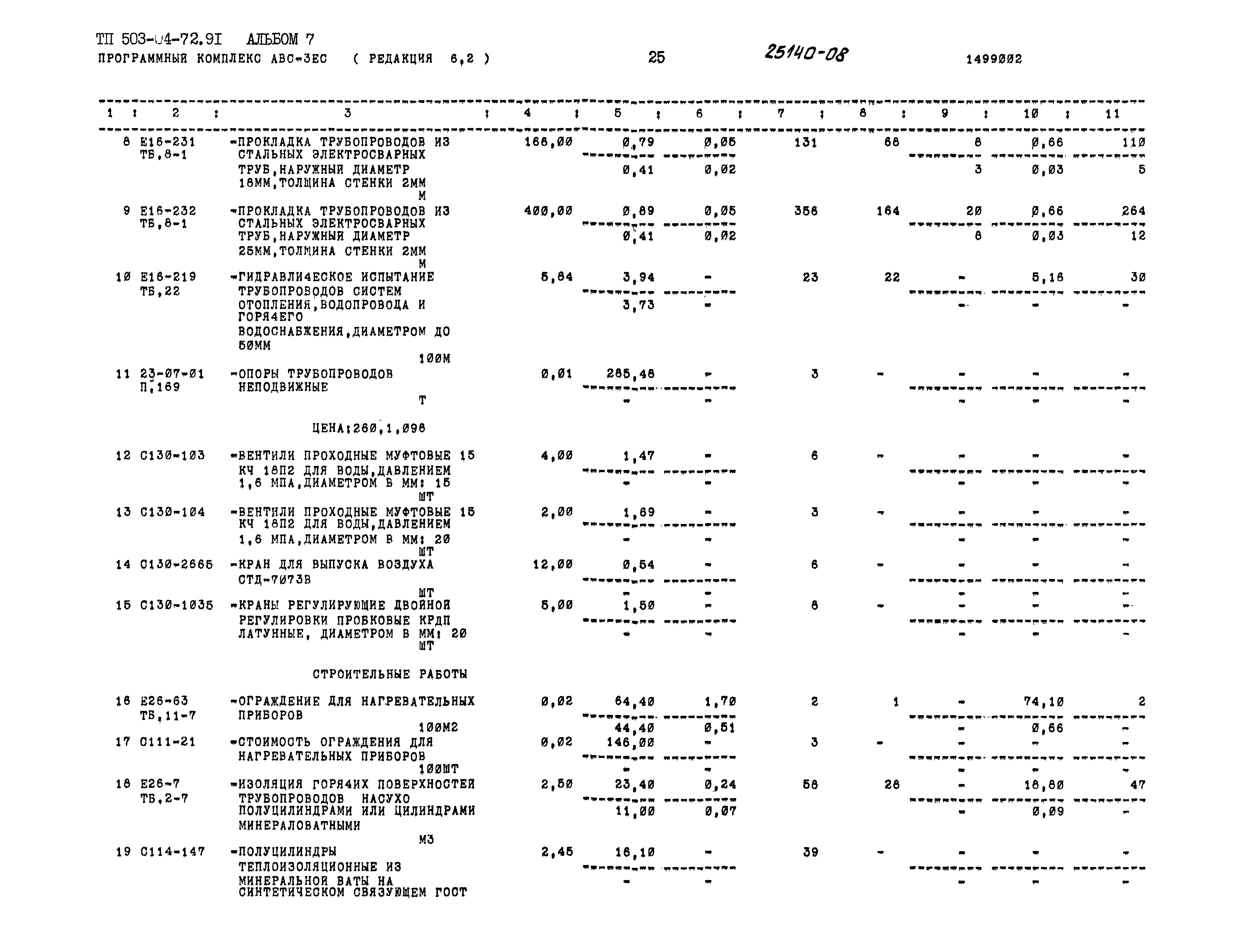 Типовой проект 503-4-72.91