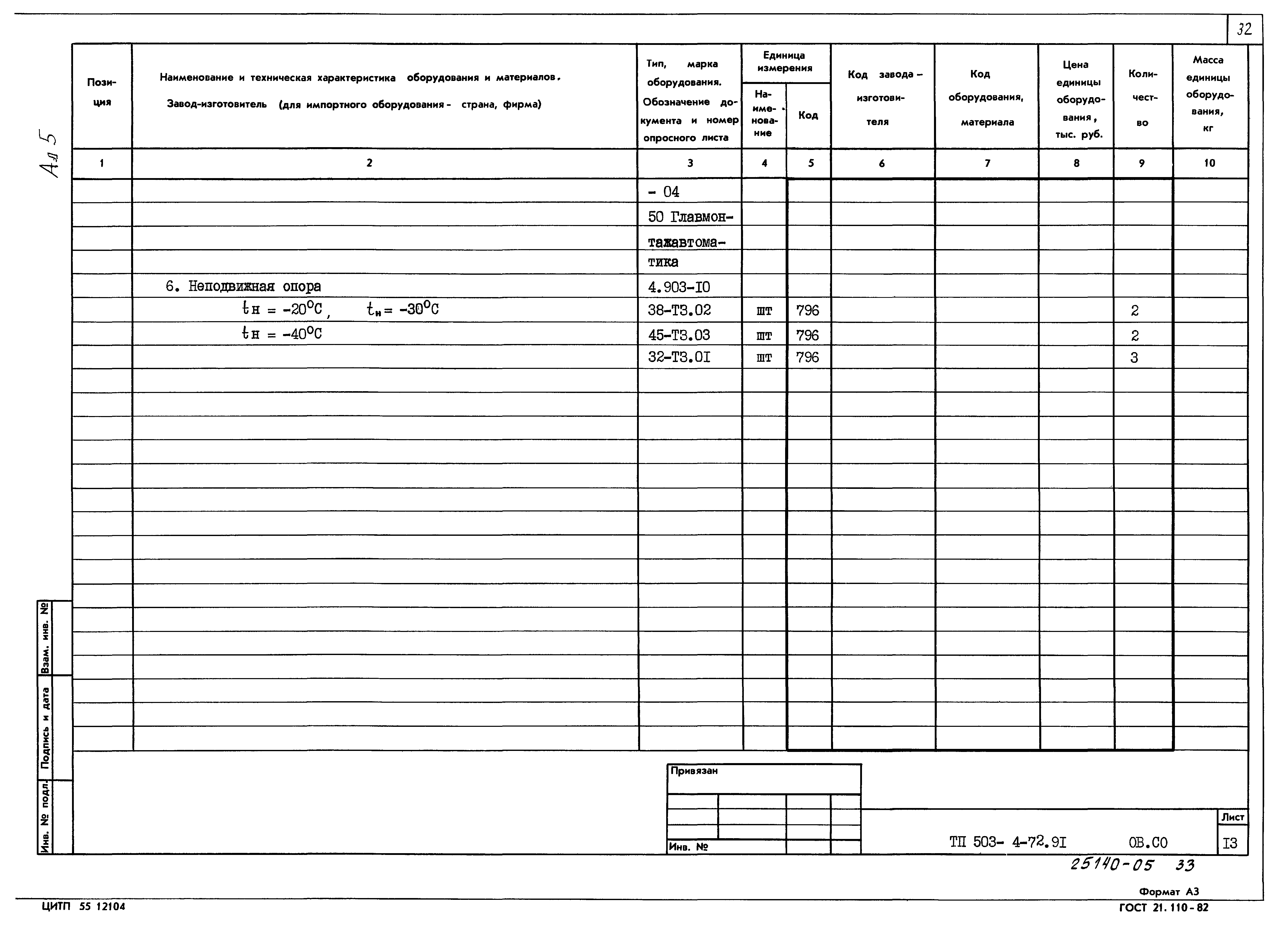 Типовой проект 503-4-72.91