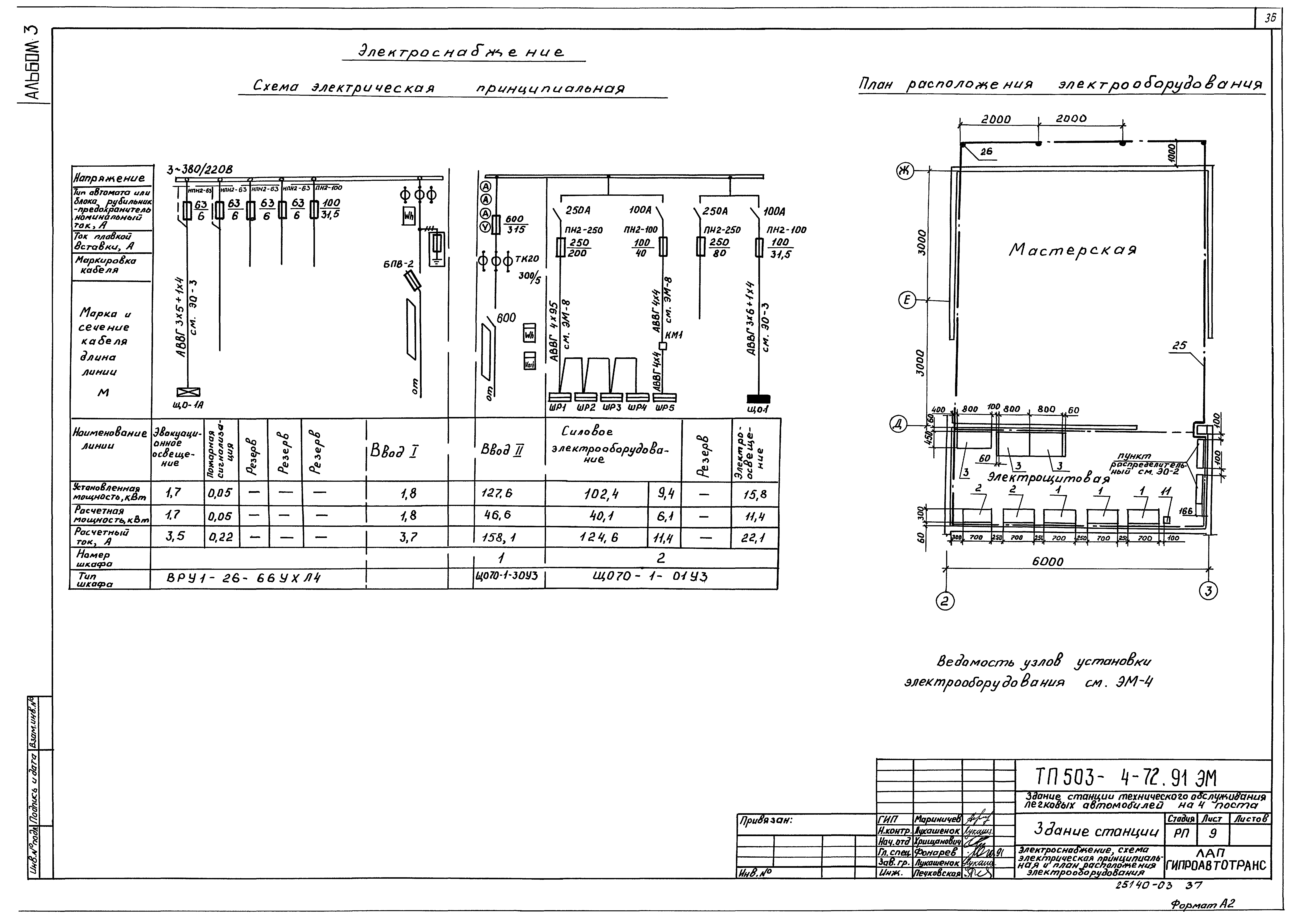 Типовой проект 503-4-72.91