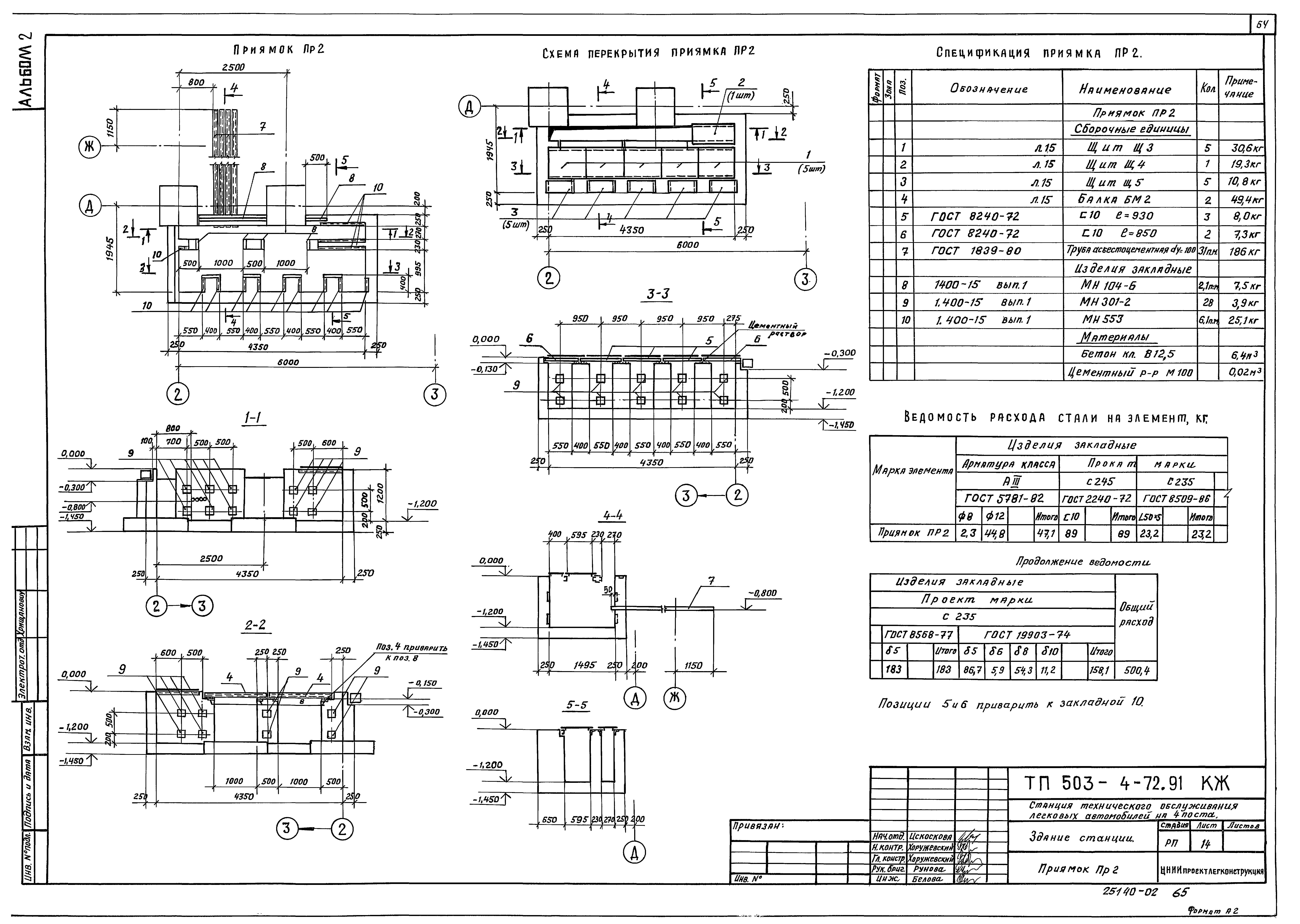 Типовой проект 503-4-72.91