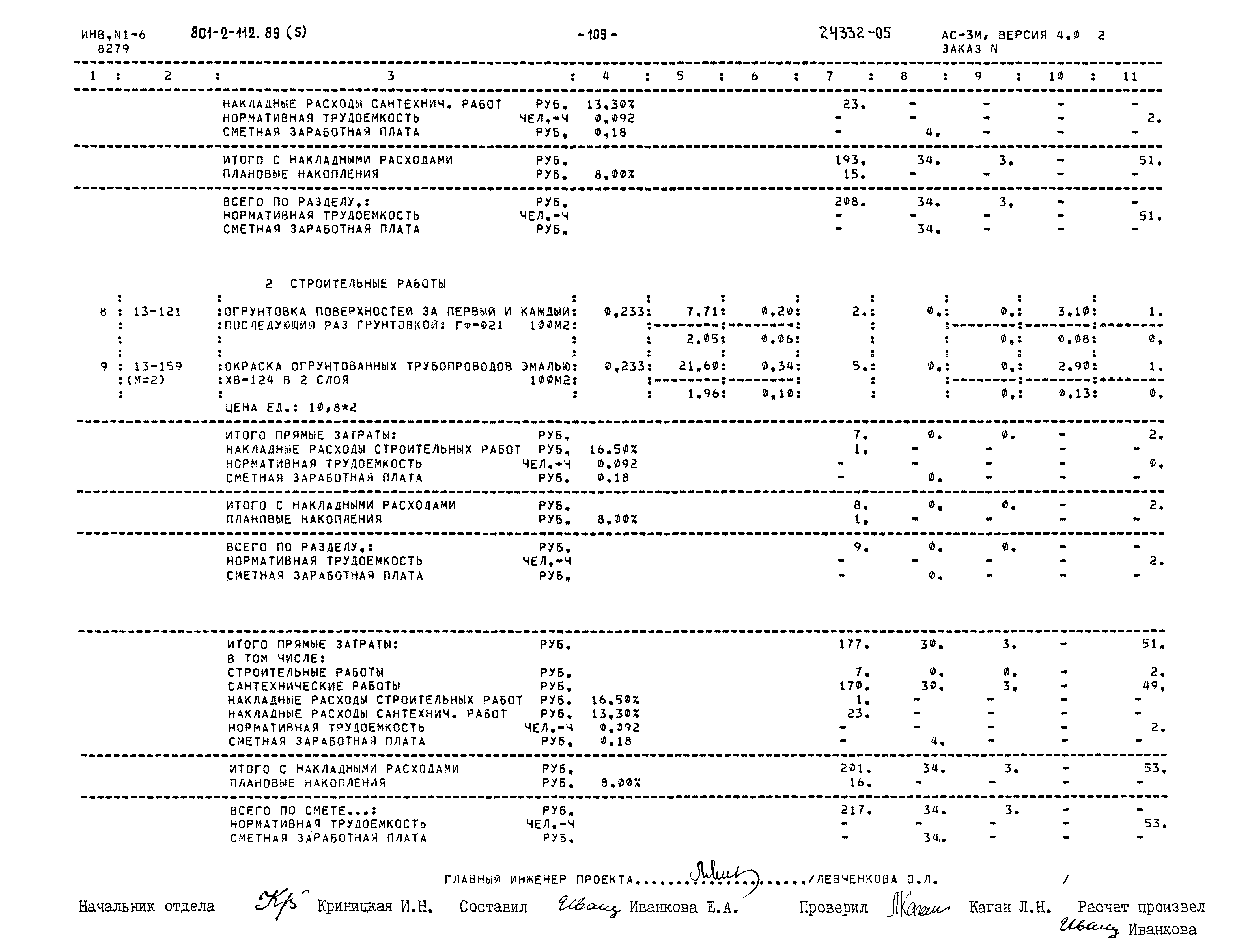 Типовой проект 801-2-112.89