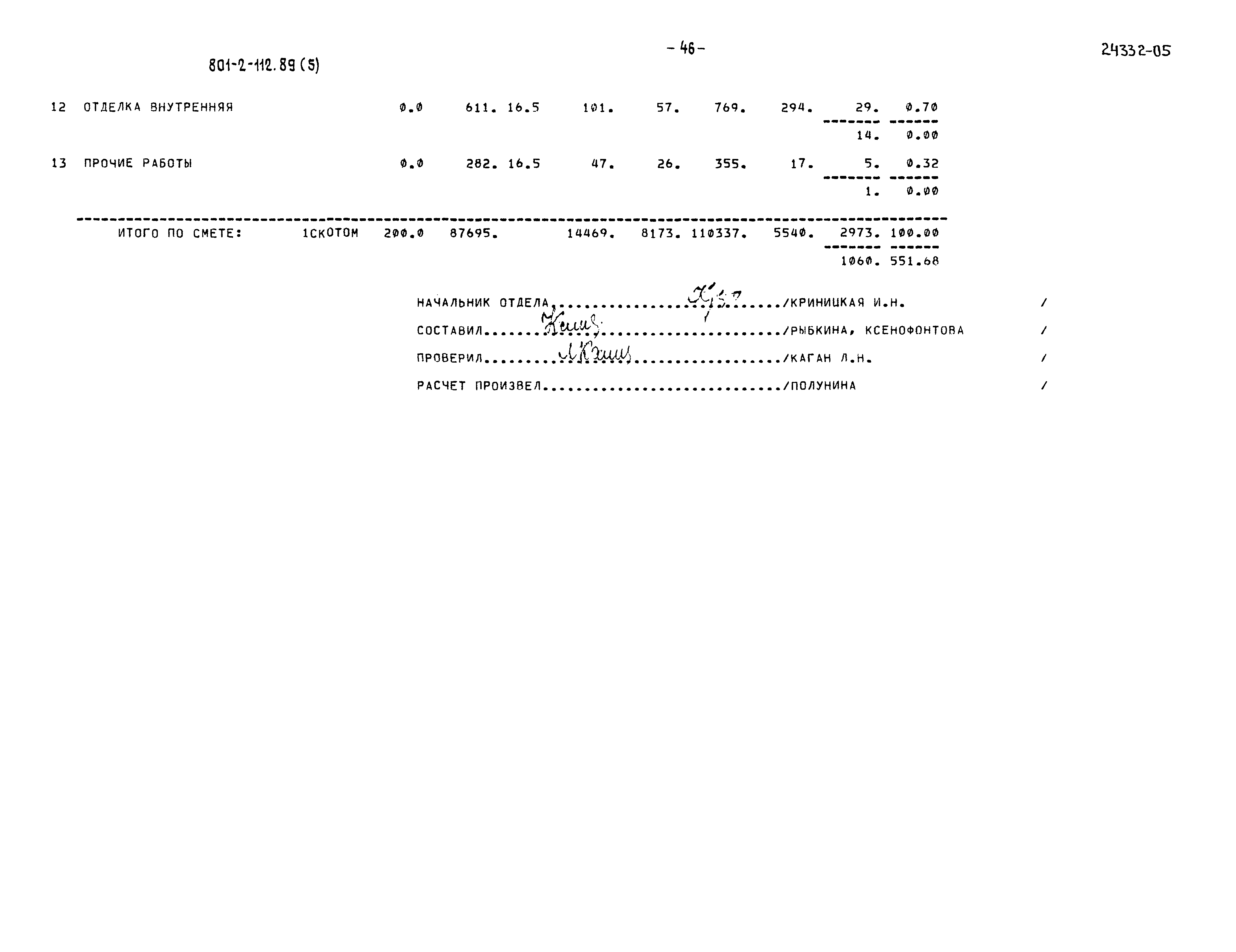 Типовой проект 801-2-112.89