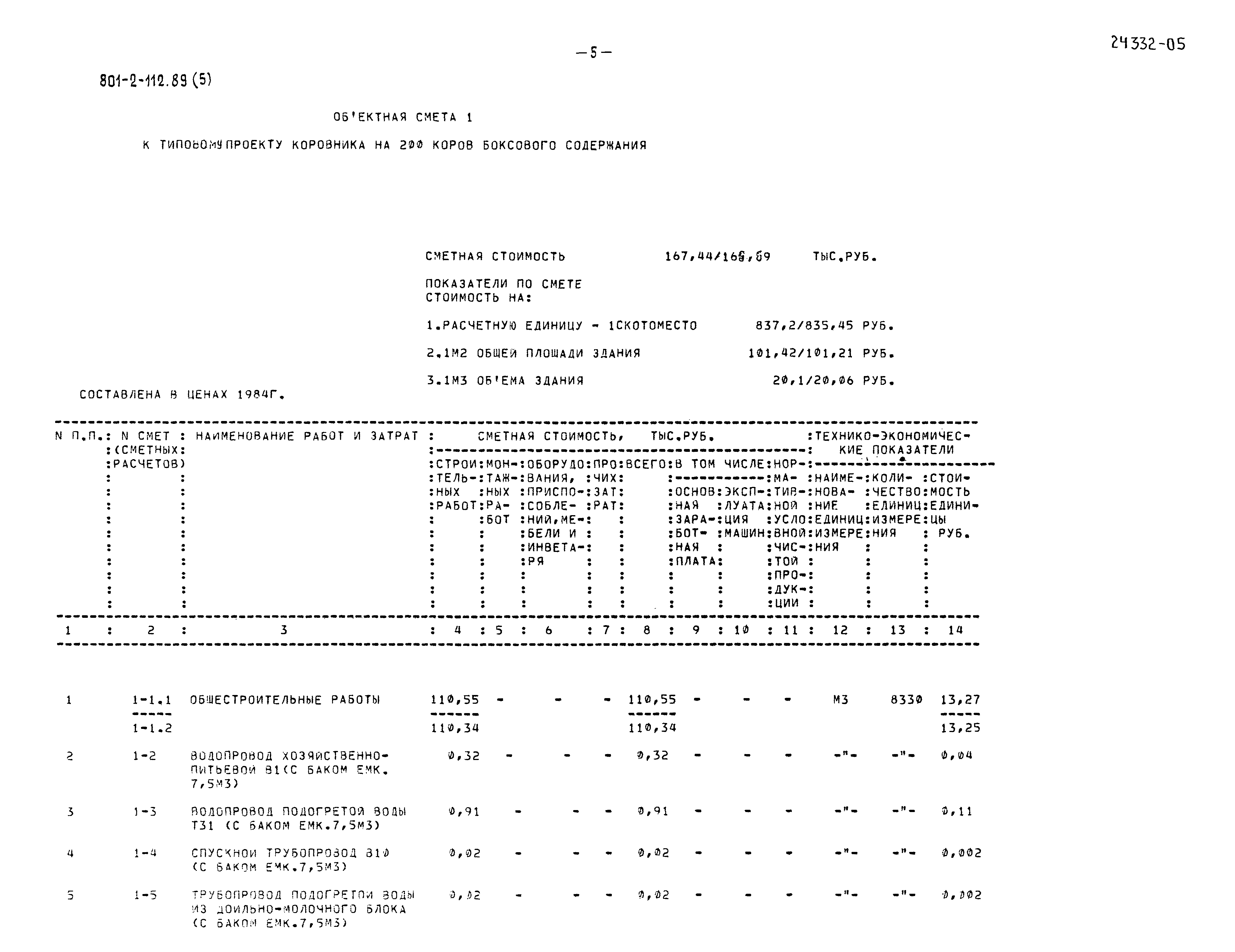Типовой проект 801-2-112.89