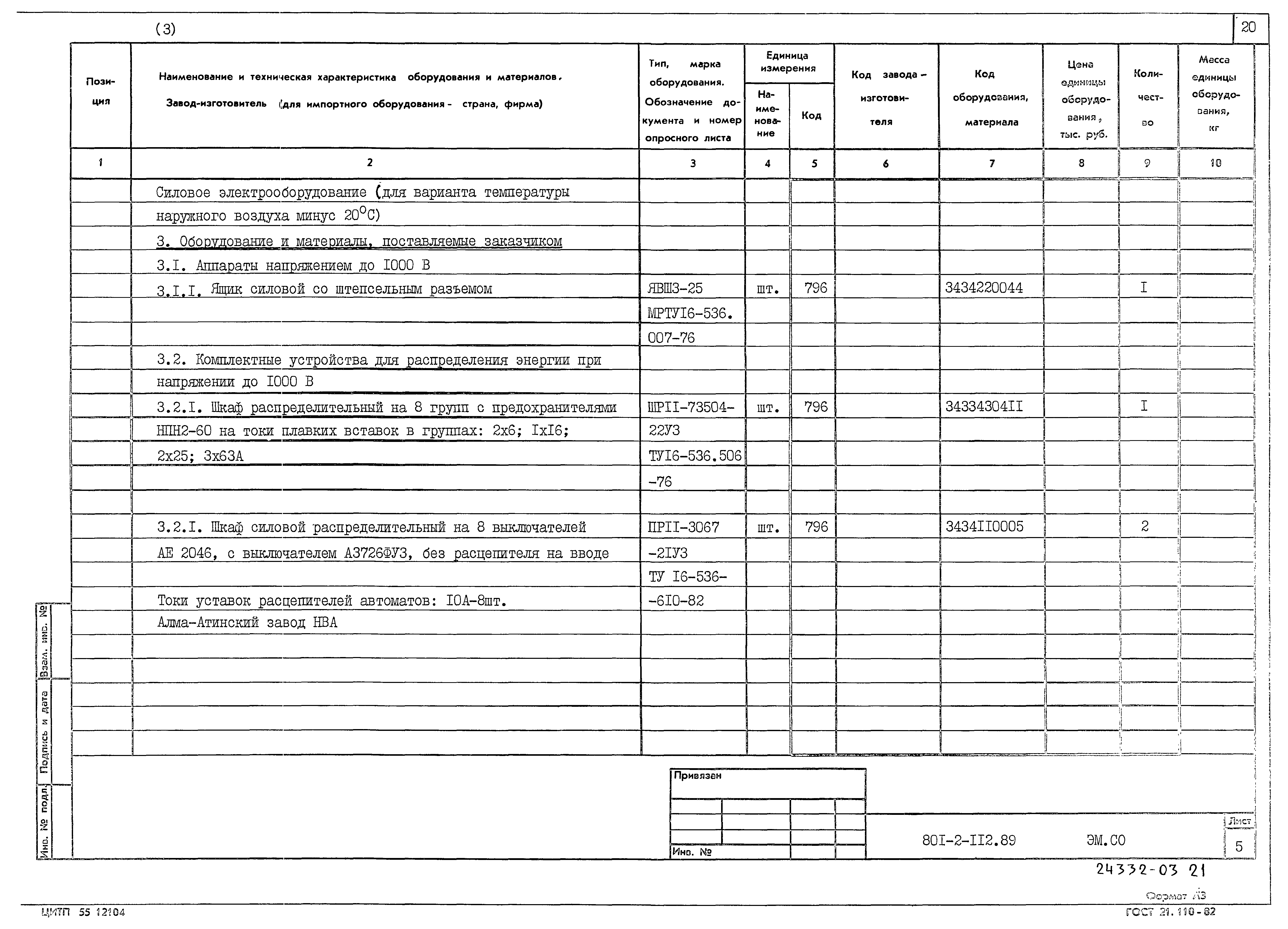Типовой проект 801-2-112.89