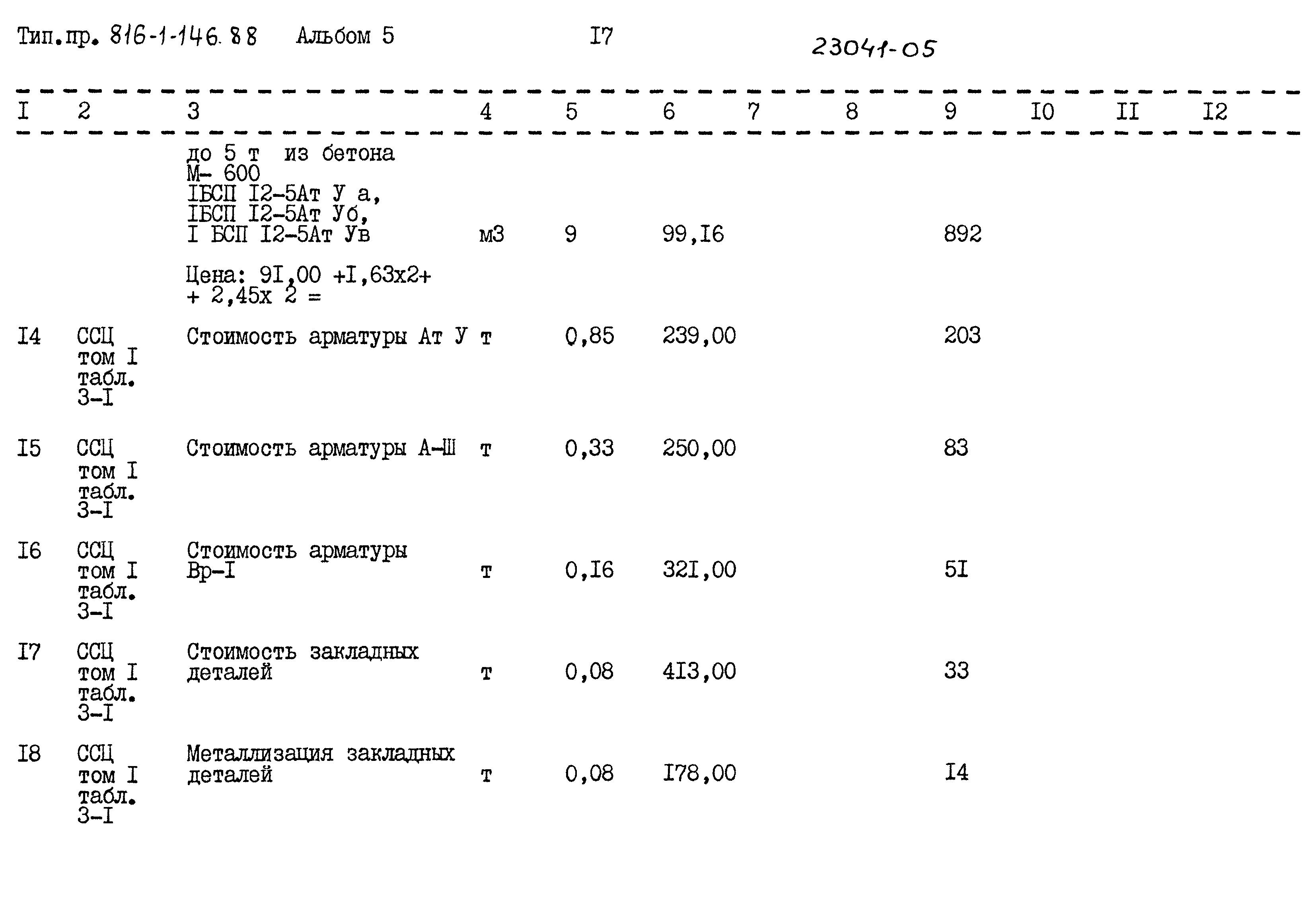 Типовой проект 816-1-146.88