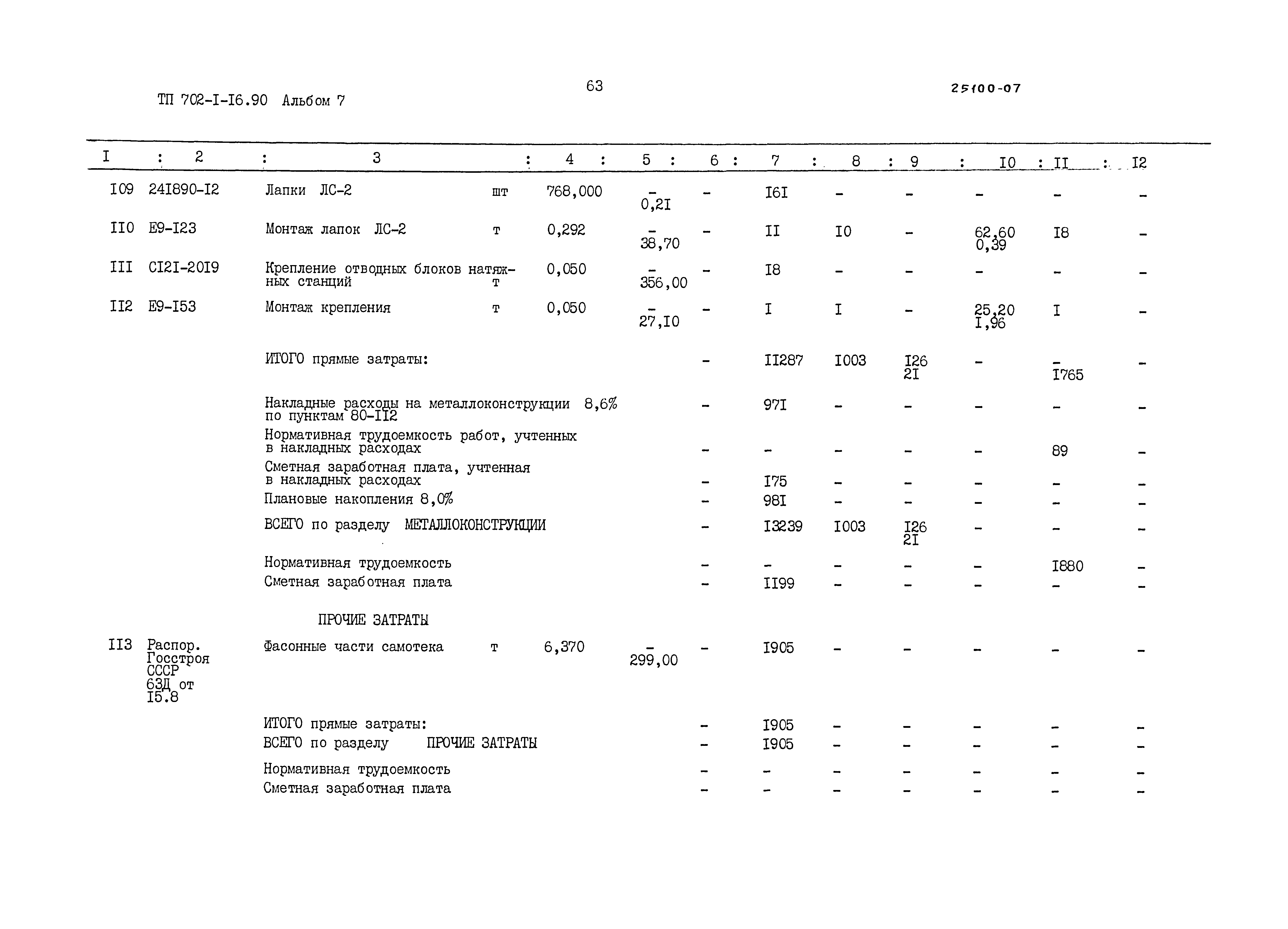 Типовой проект 702-1-16.90