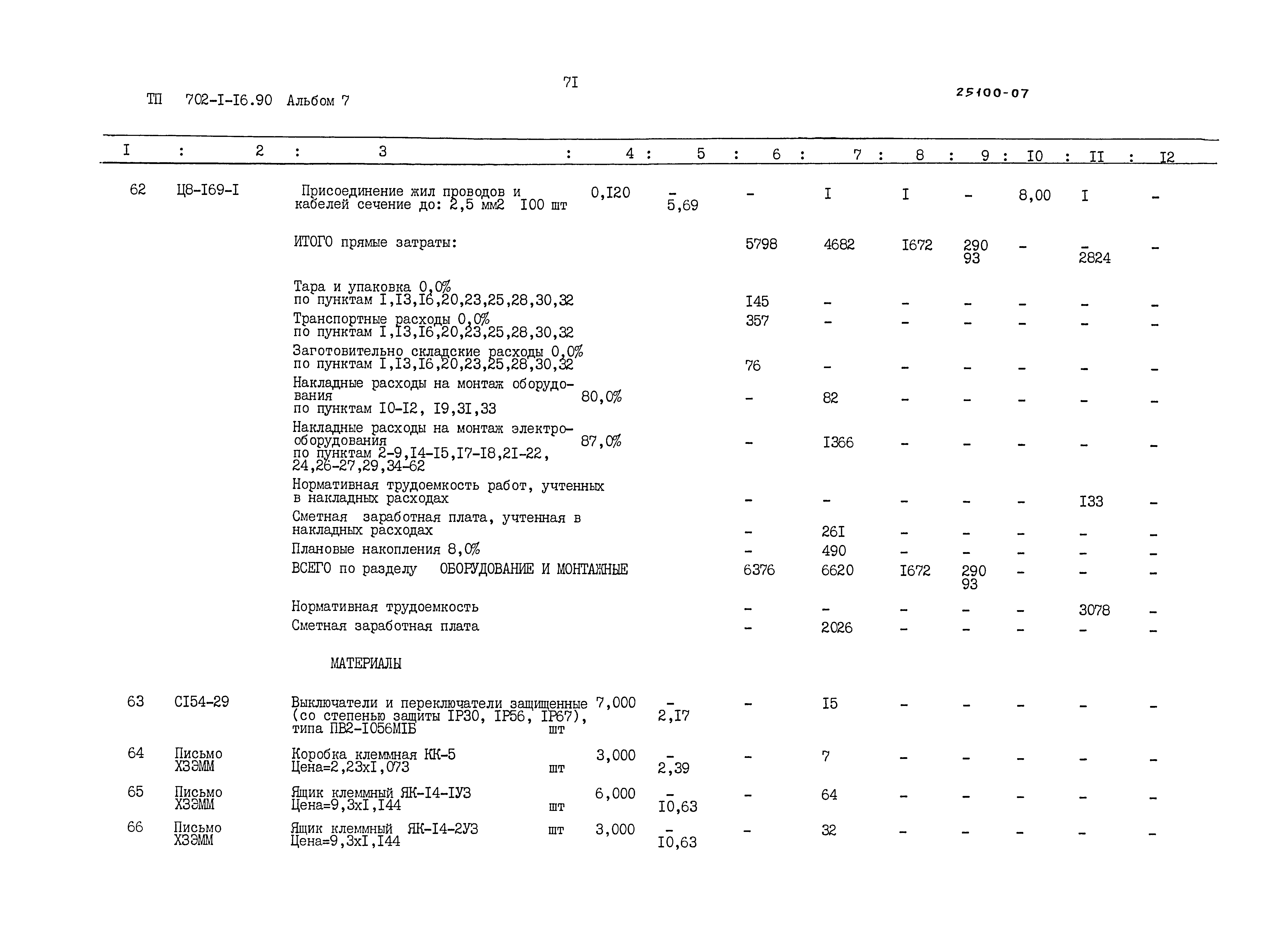 Типовой проект 702-1-16.90