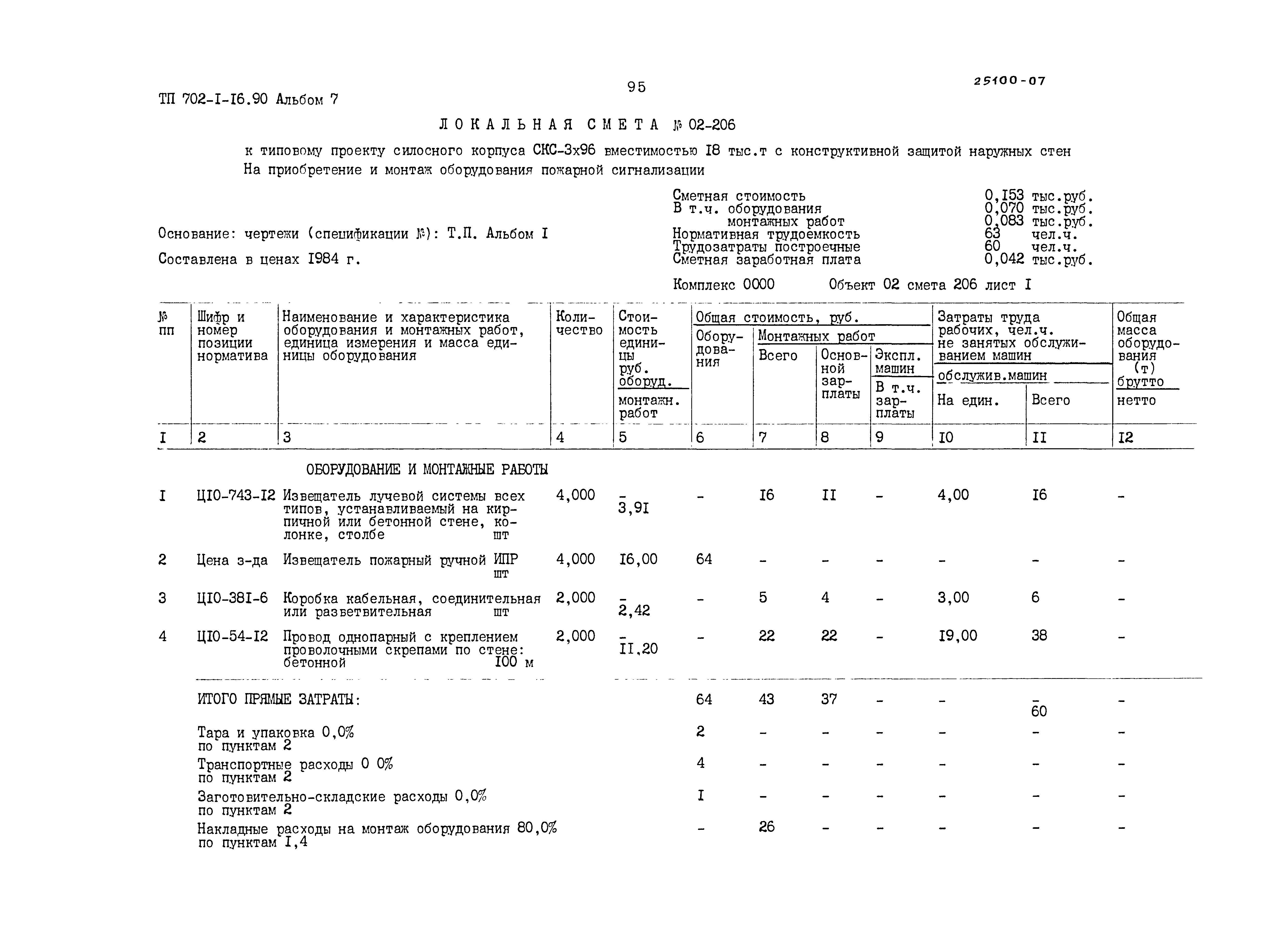Типовой проект 702-1-16.90