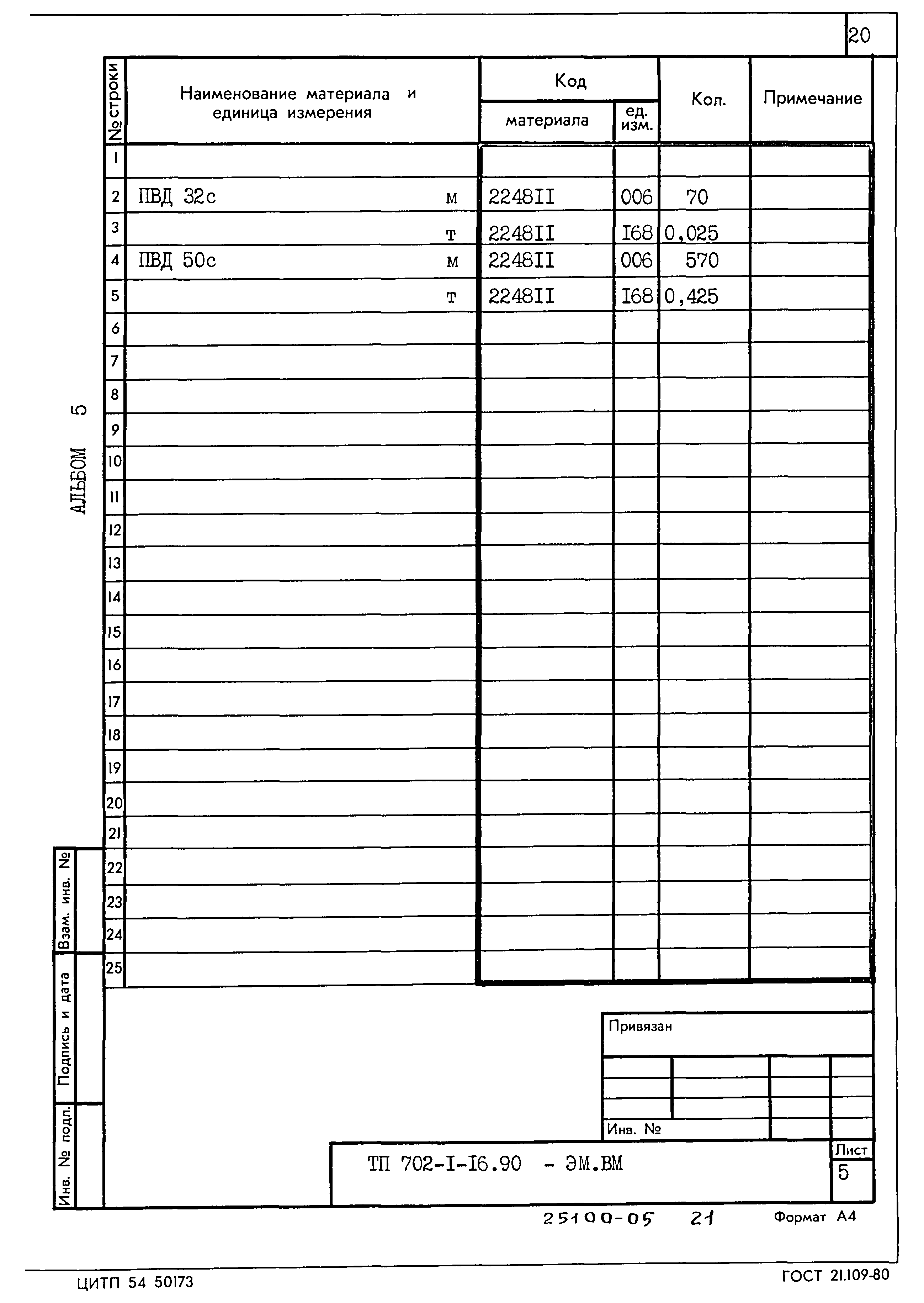 Типовой проект 702-1-16.90