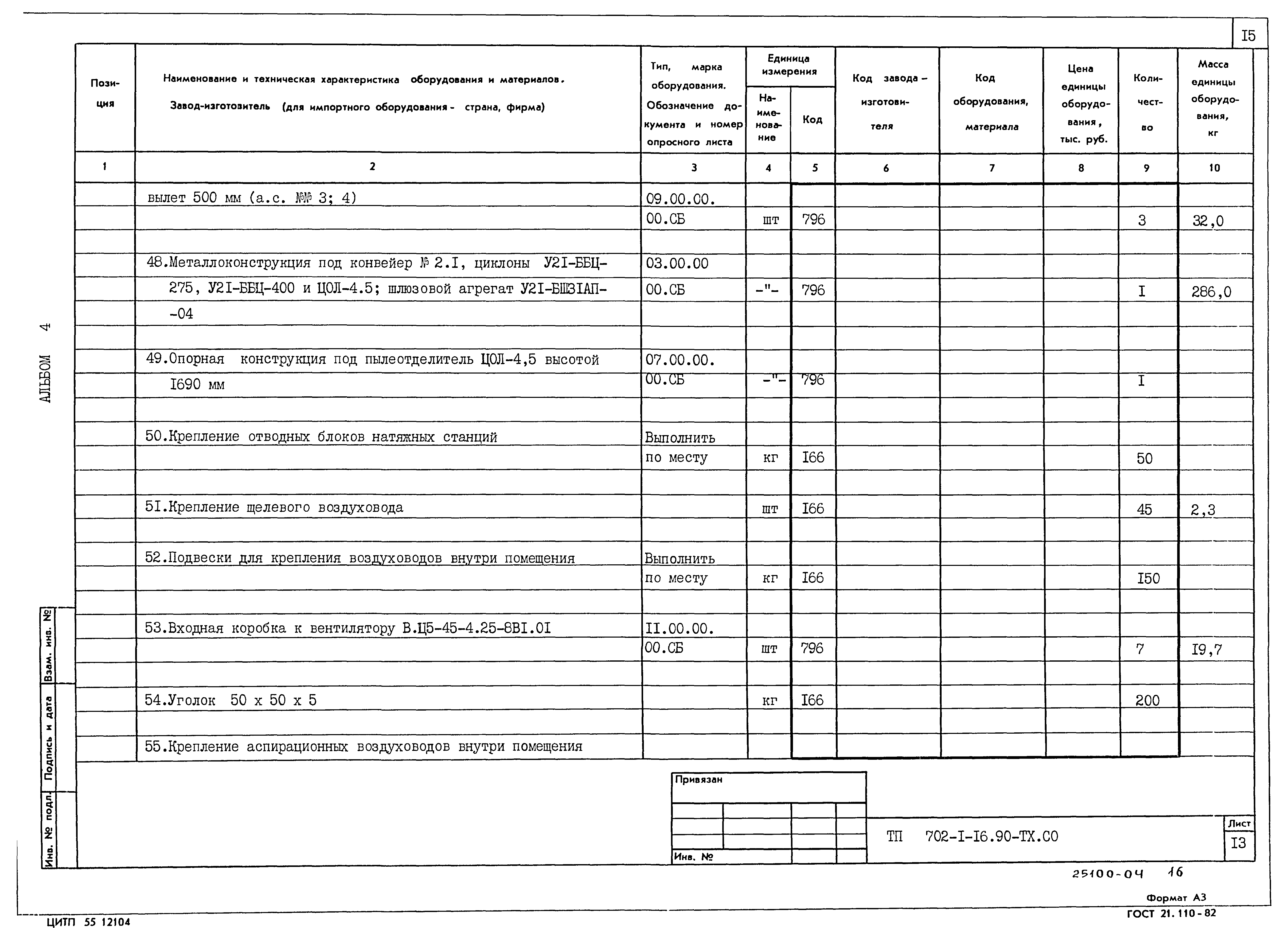Типовой проект 702-1-16.90