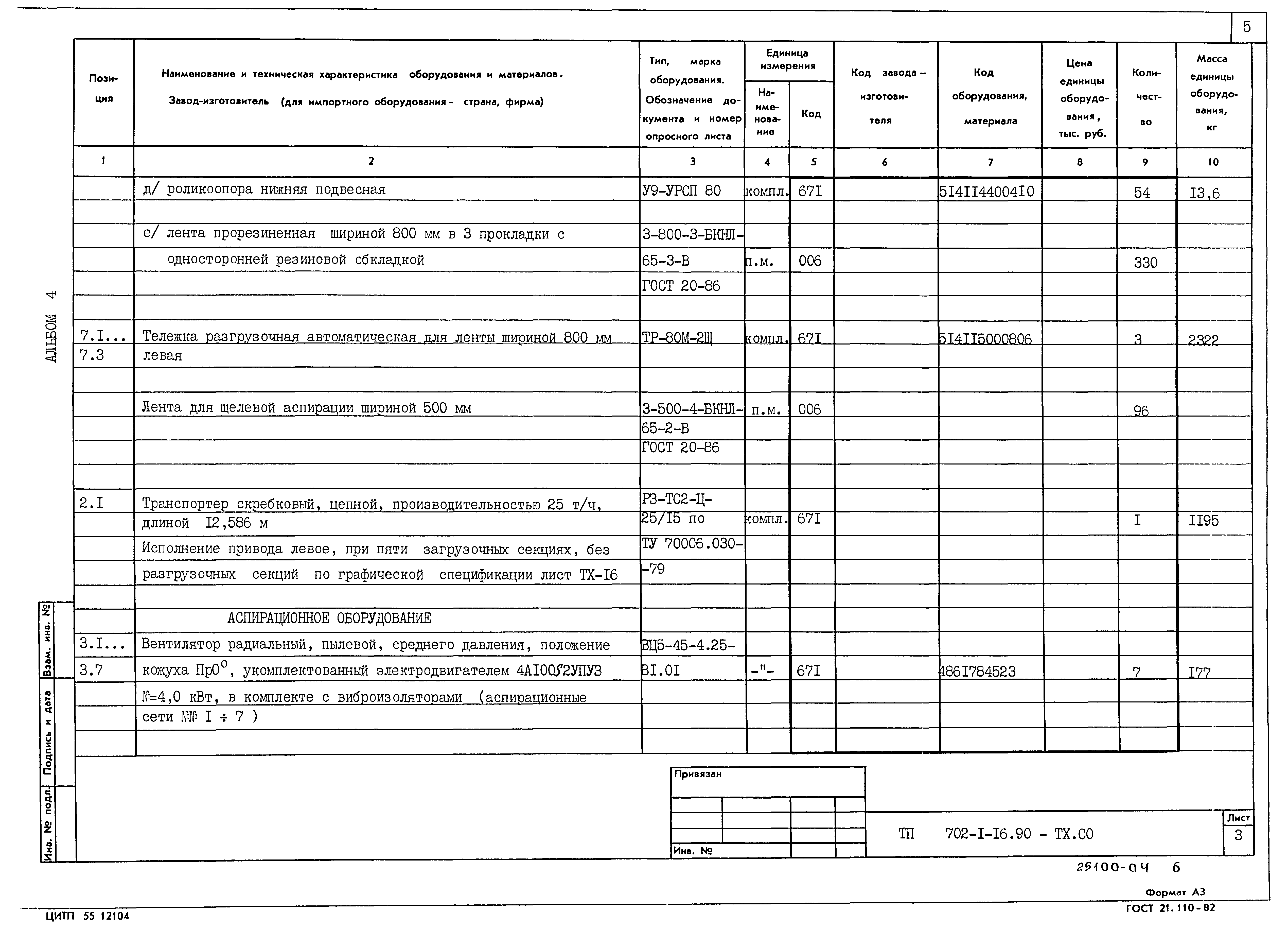 Типовой проект 702-1-16.90