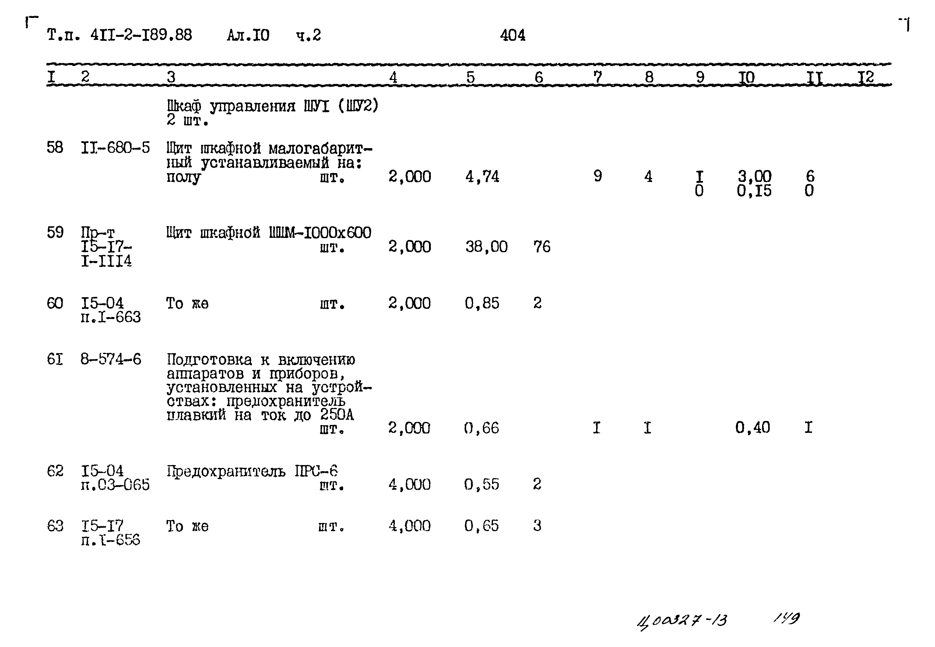 Типовой проект 411-2-189.88