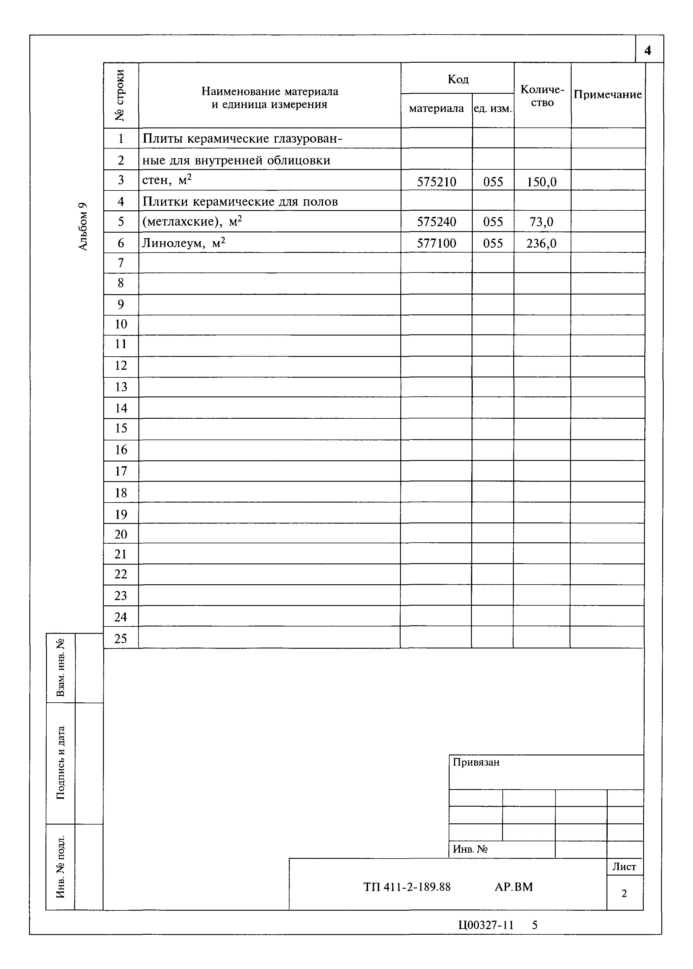 Типовой проект 411-2-189.88