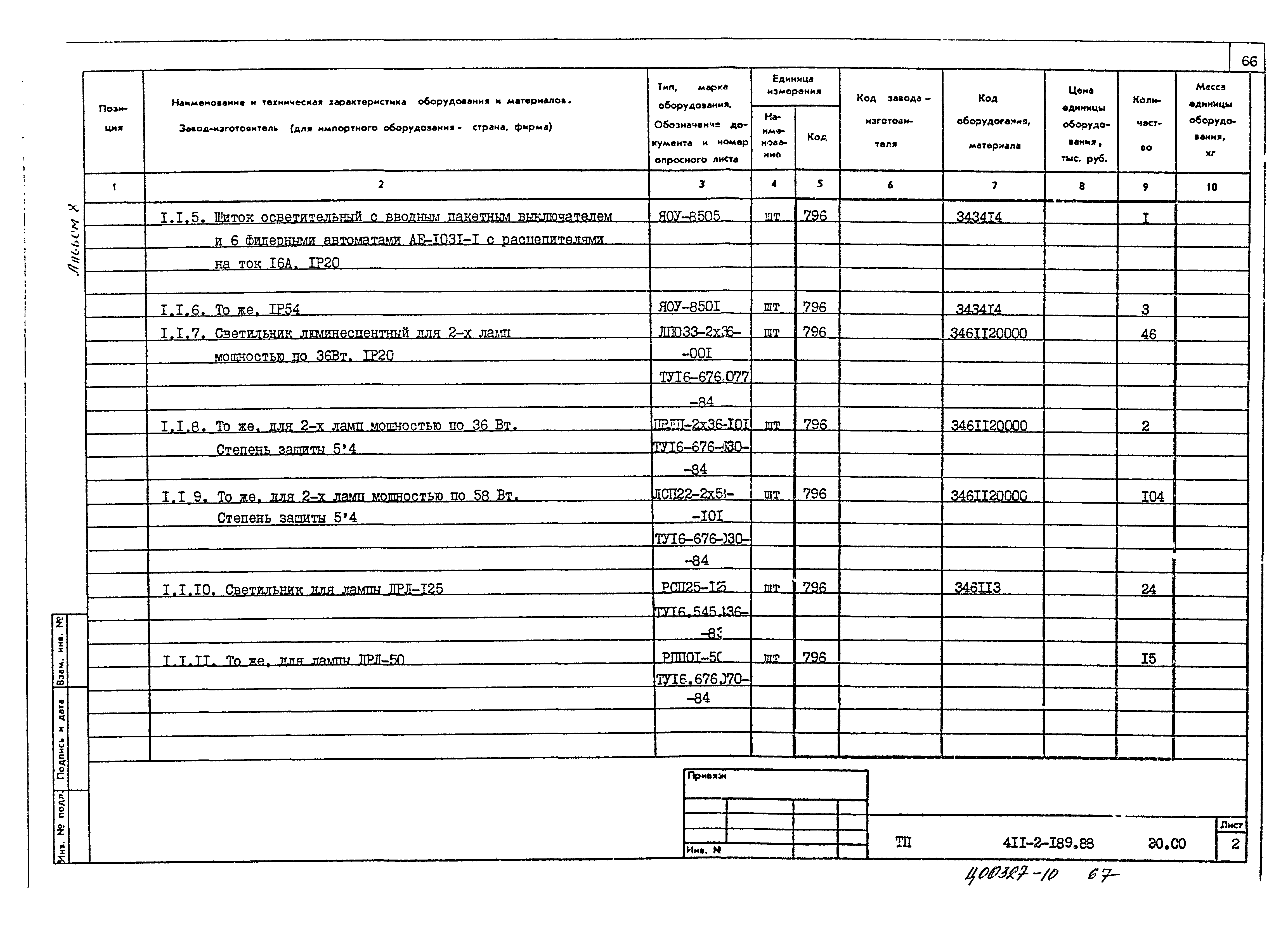 Типовой проект 411-2-189.88