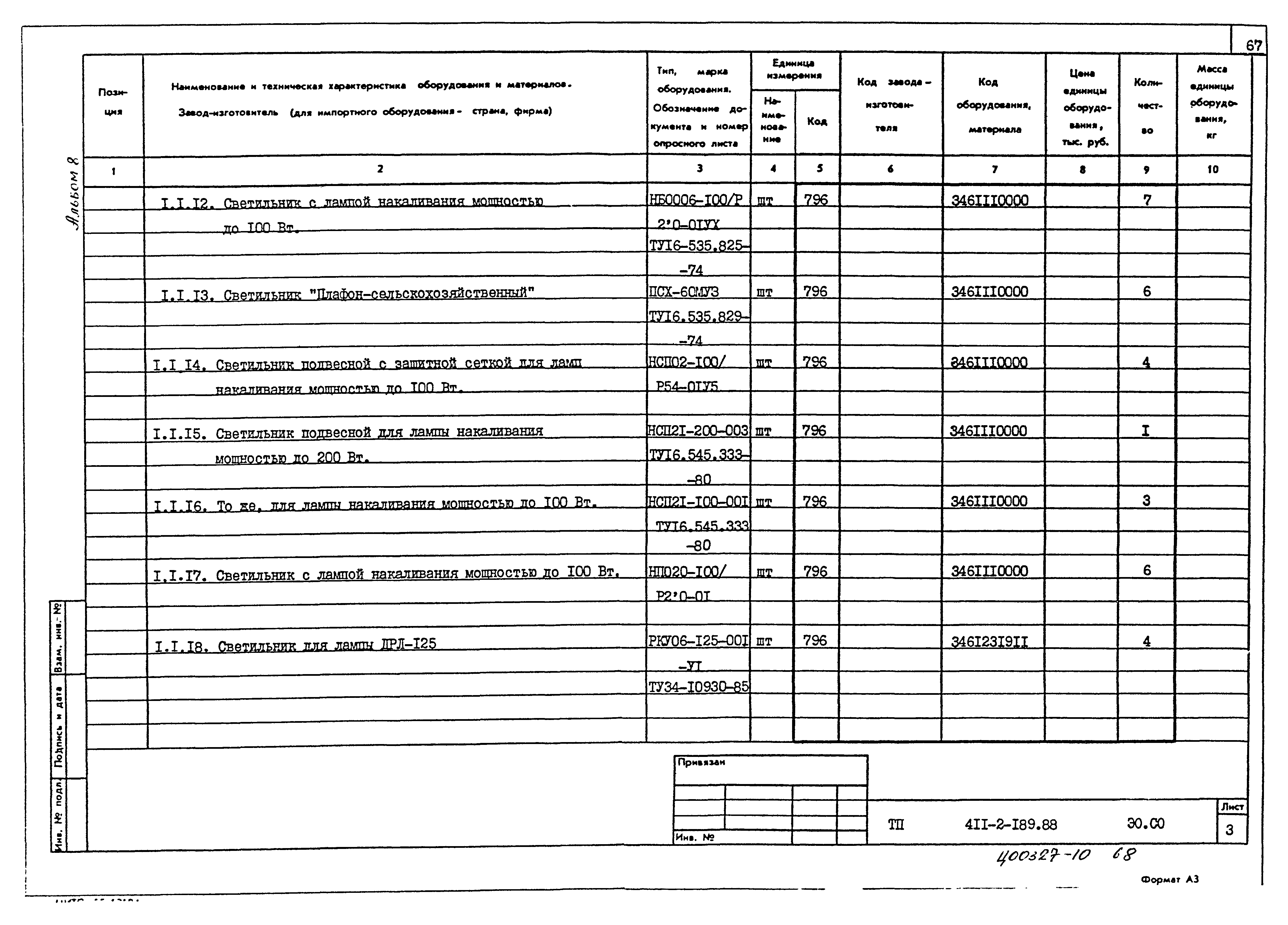 Типовой проект 411-2-189.88