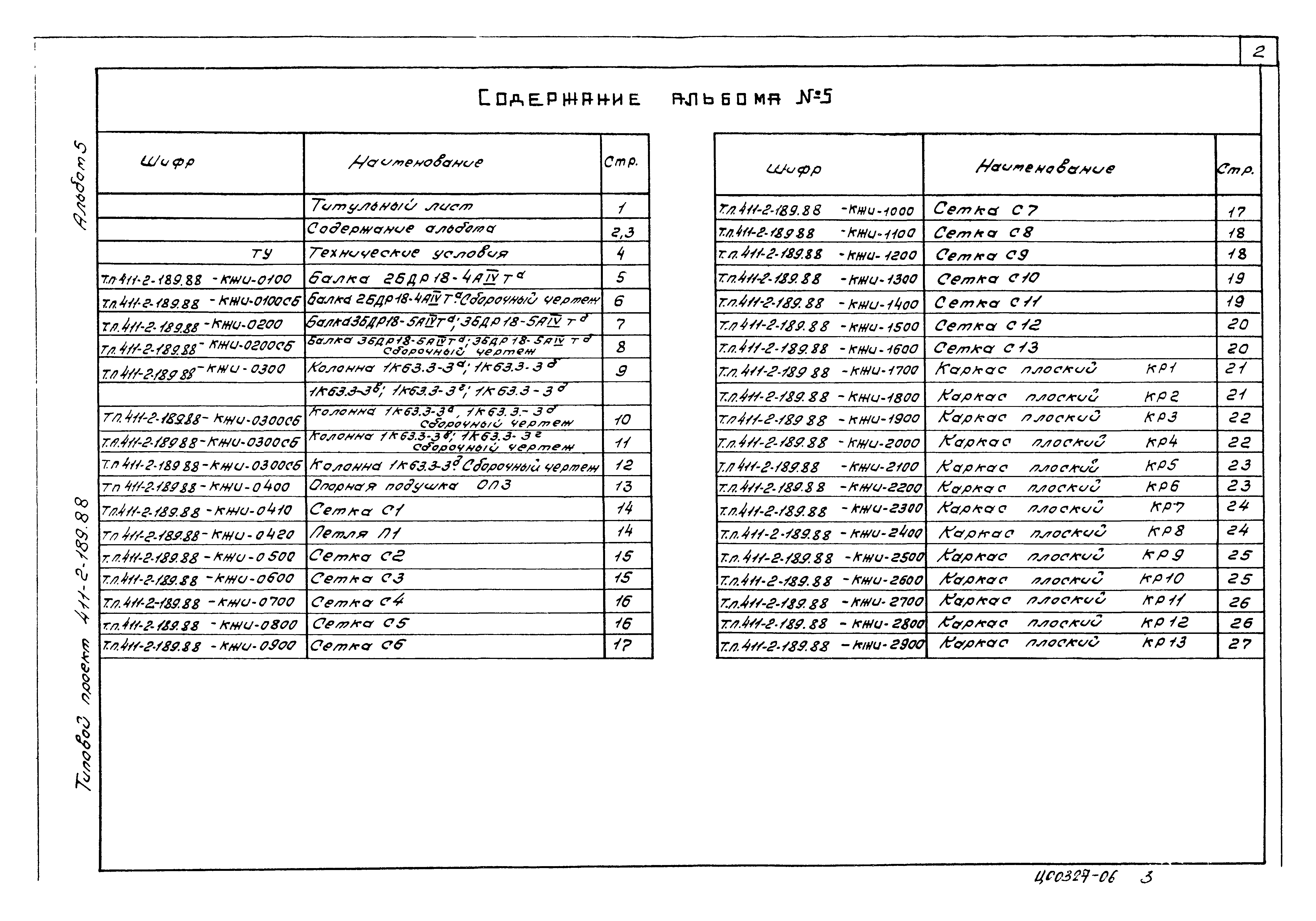 Типовой проект 411-2-189.88