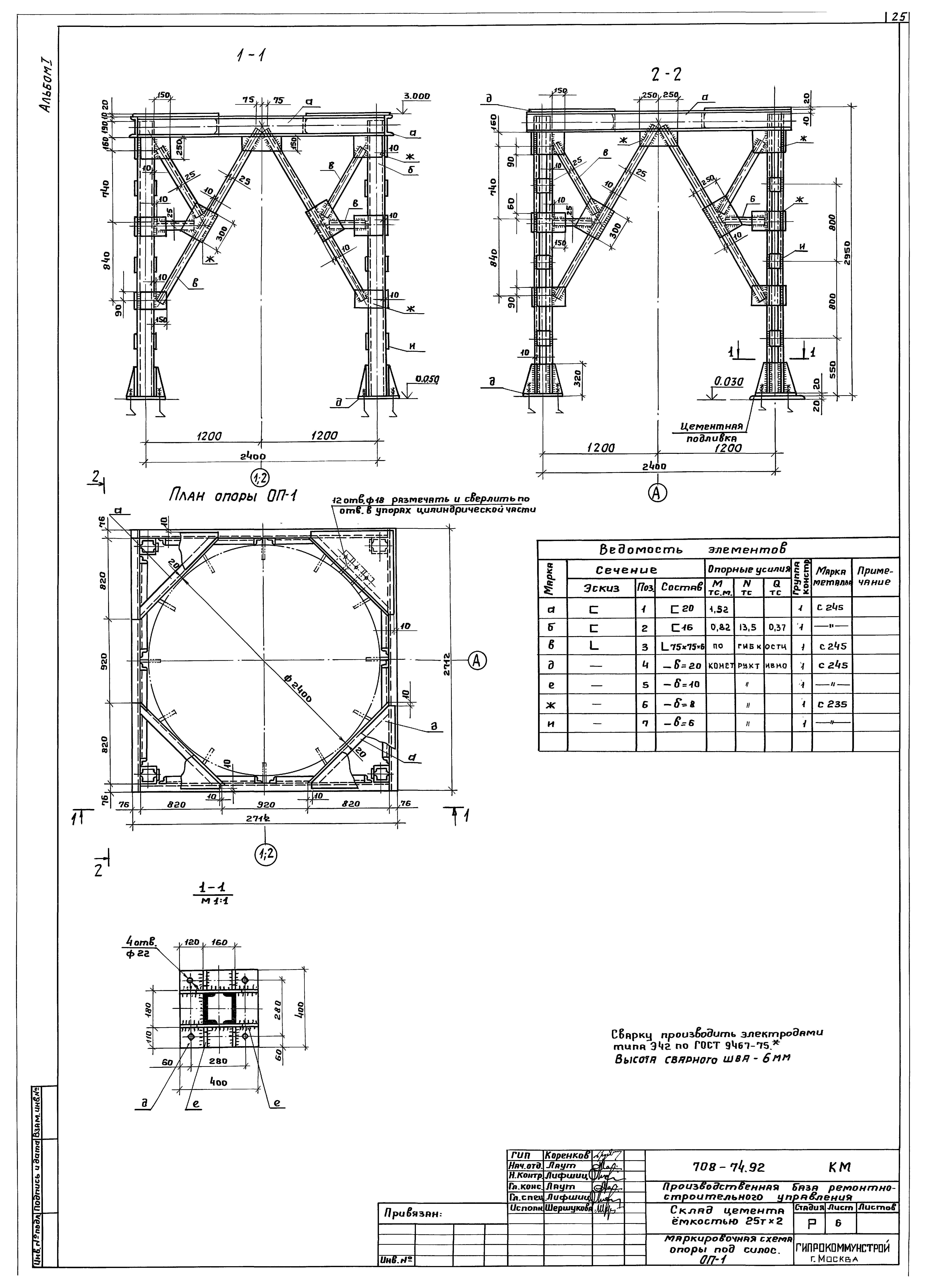 Типовой проект 708-74.92