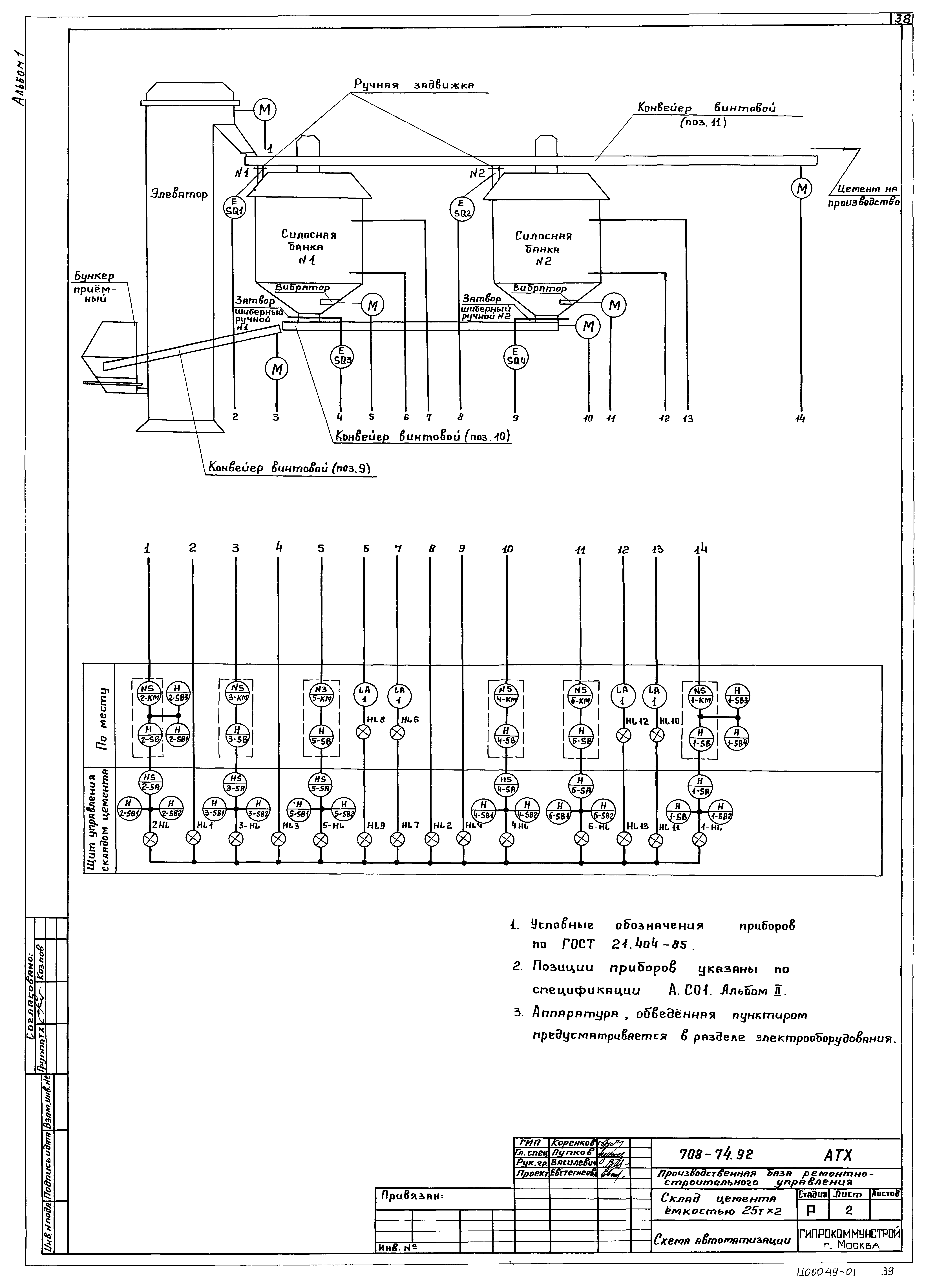 Типовой проект 708-74.92
