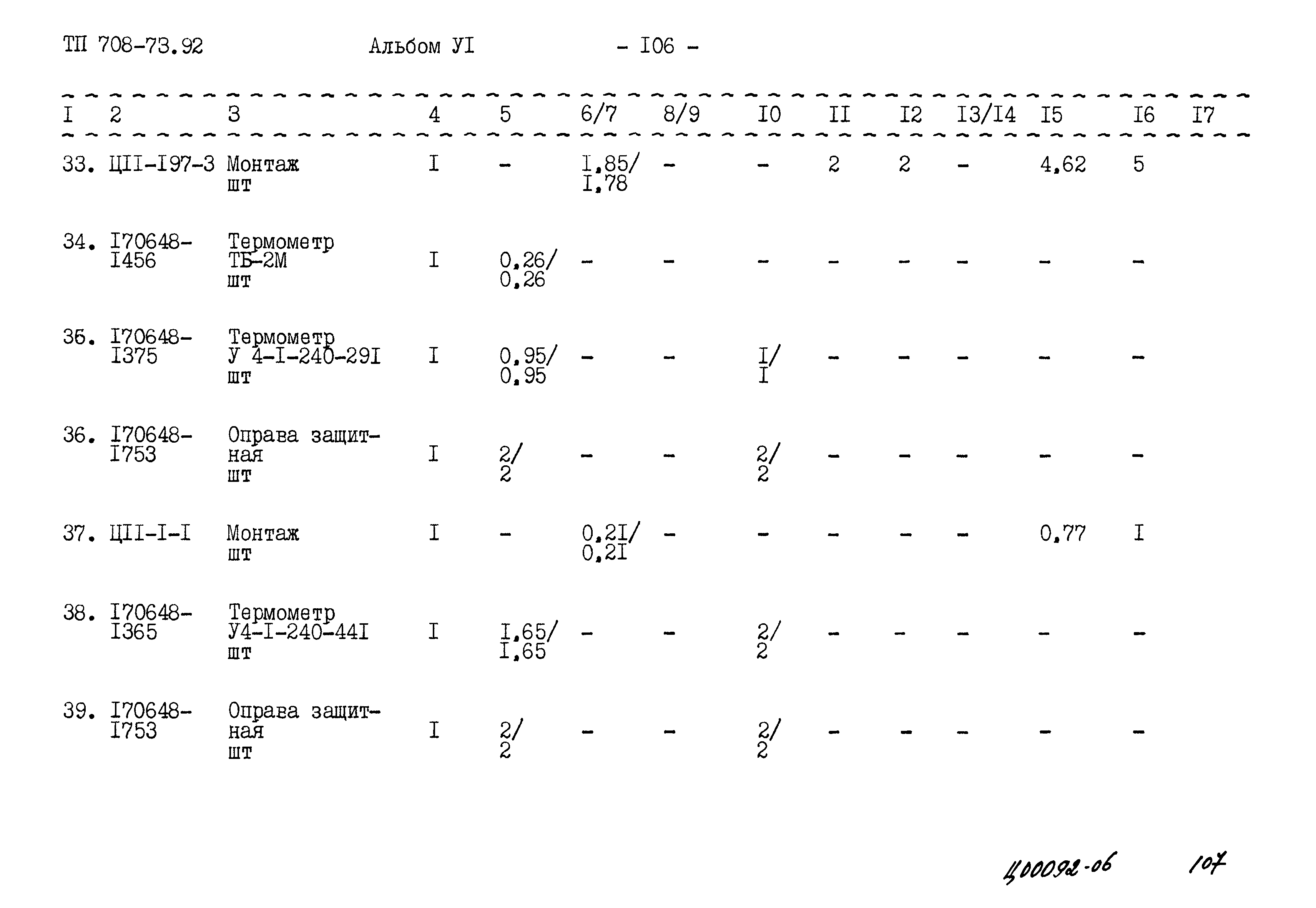 Типовой проект 708-73.92