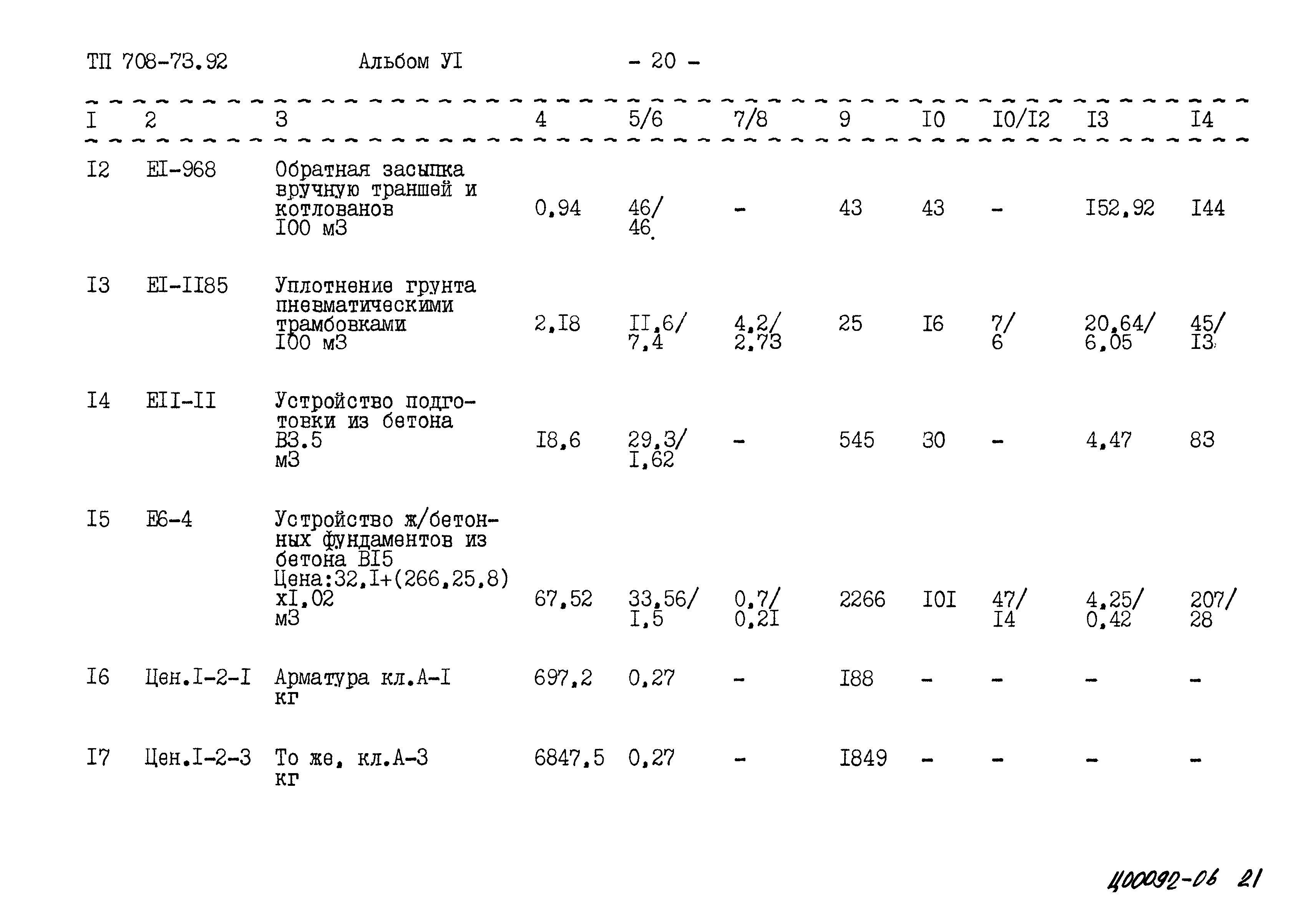 Типовой проект 708-73.92